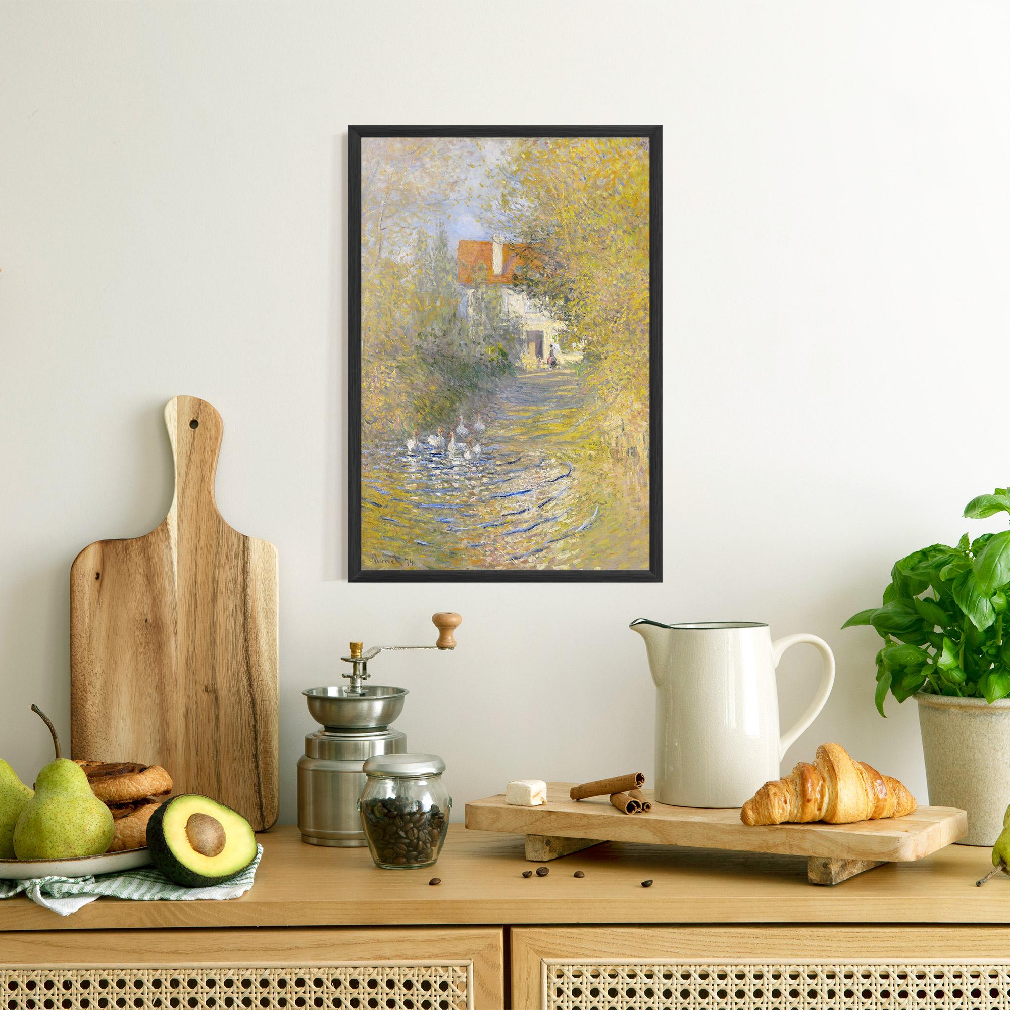 Gerahmte Poster The Geese mockup 8