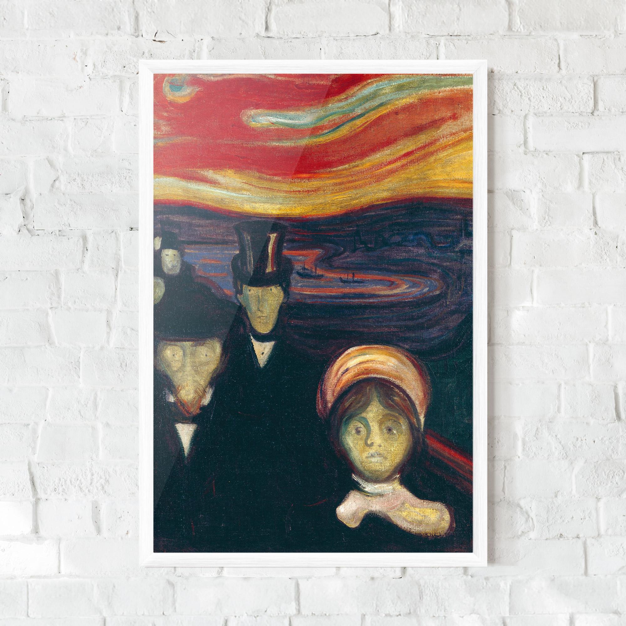 Gerahmte Poster Anxiety mockup 0