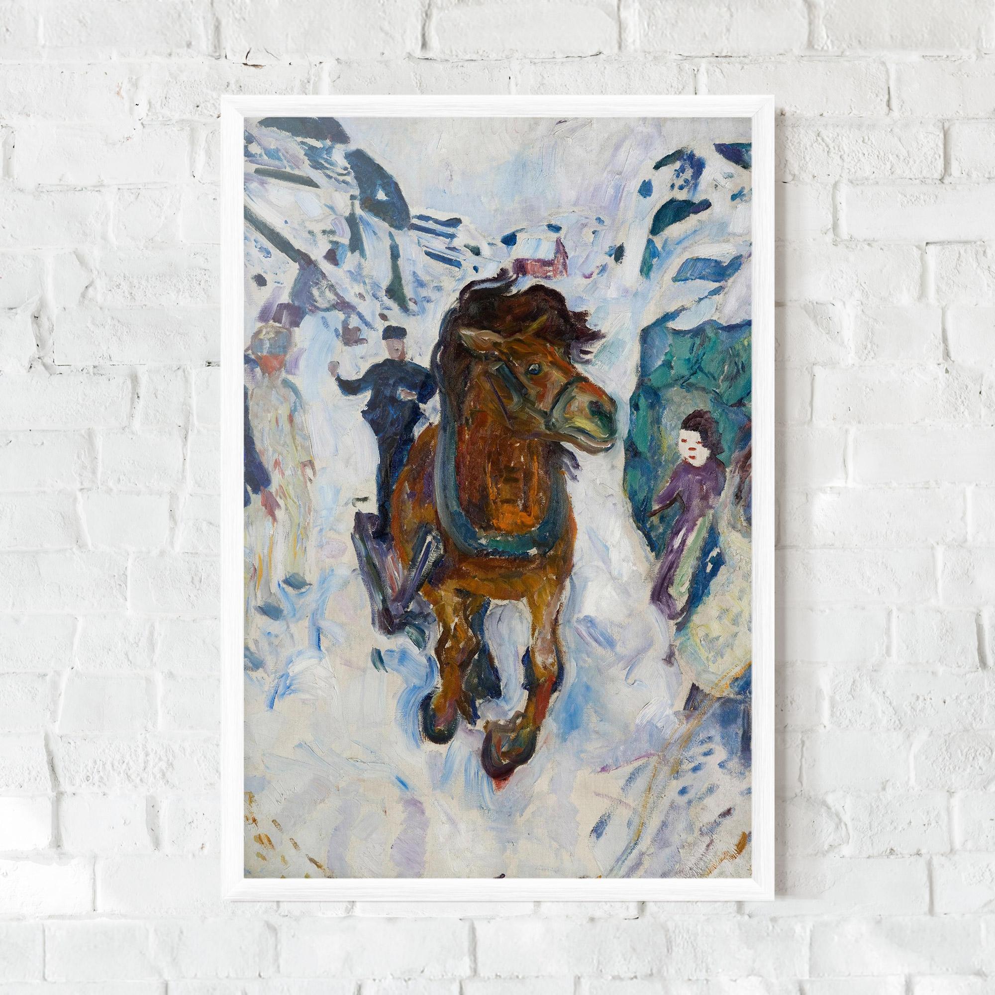 Gerahmte Poster Galloping Horse mockup 0
