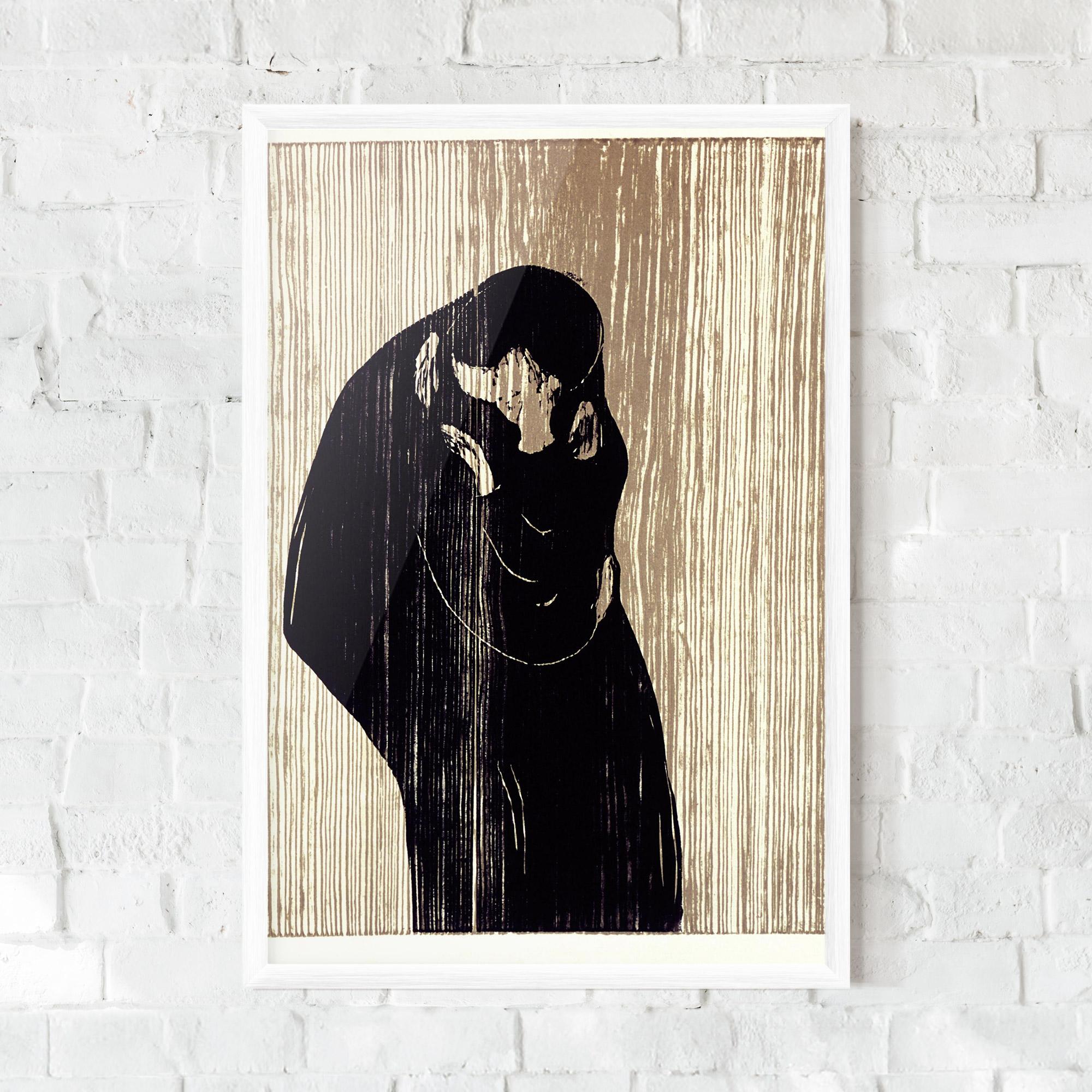 Gerahmte Poster Kiss mockup 0