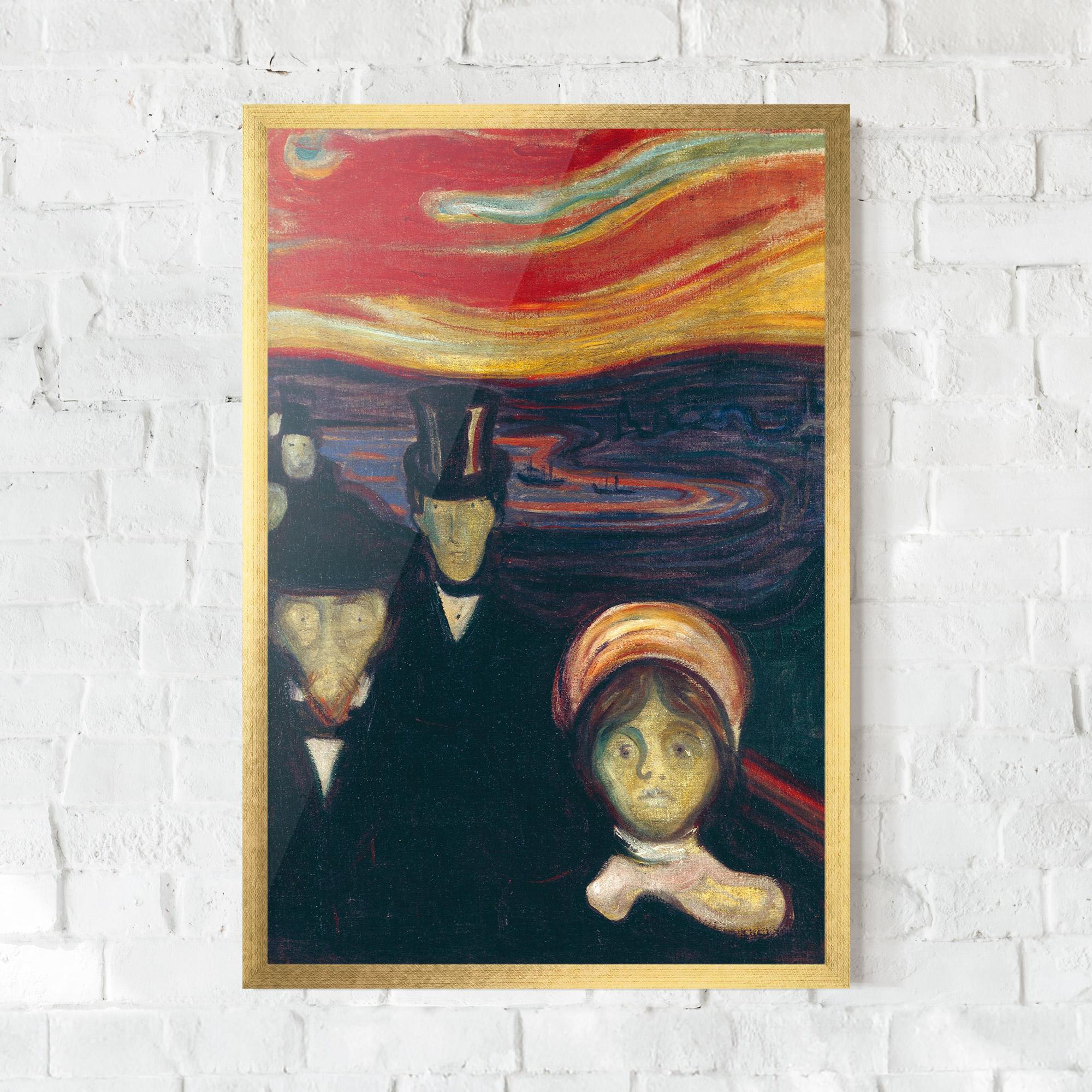 Gerahmte Poster Anxiety mockup 0