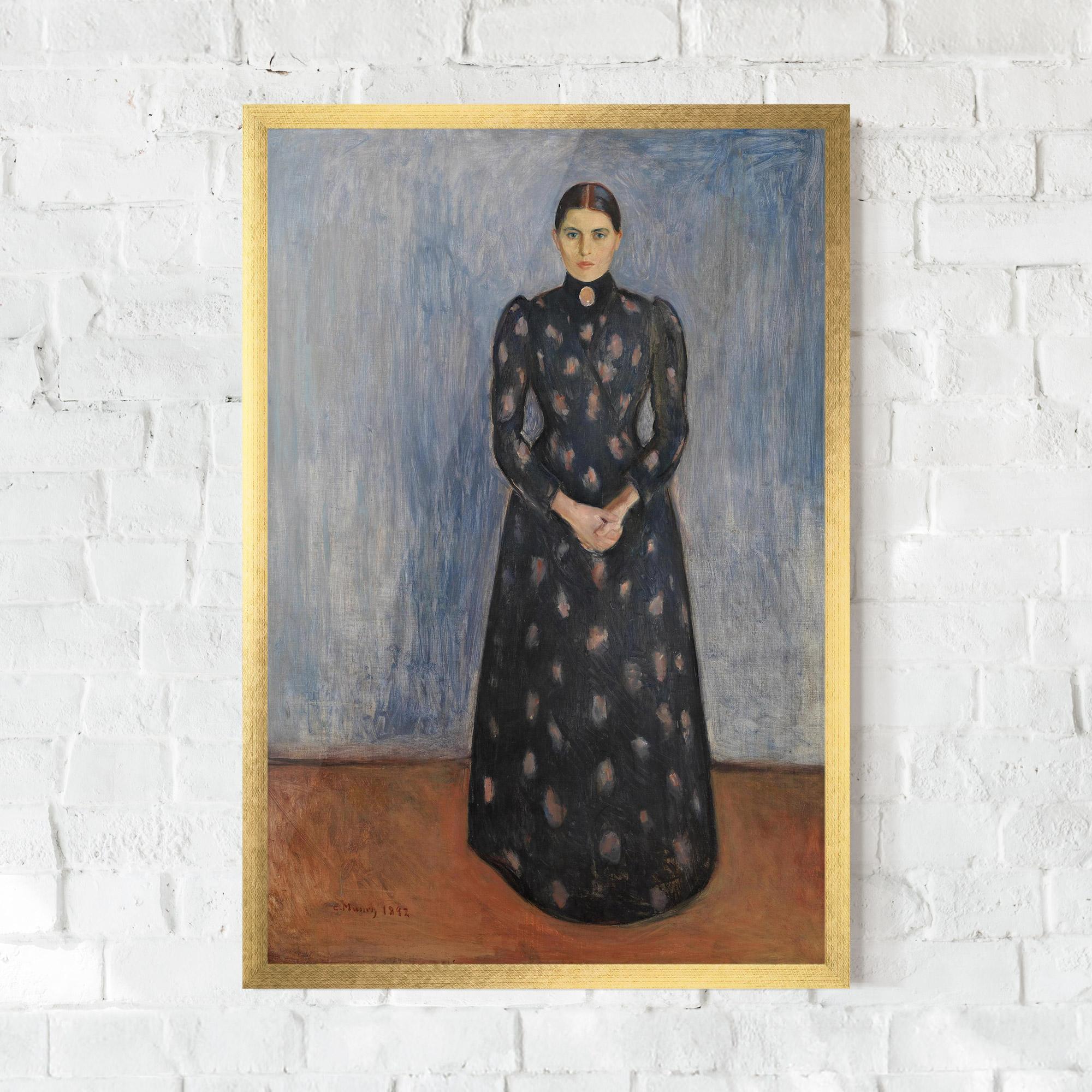 Gerahmte Poster Inger In Black mockup 0