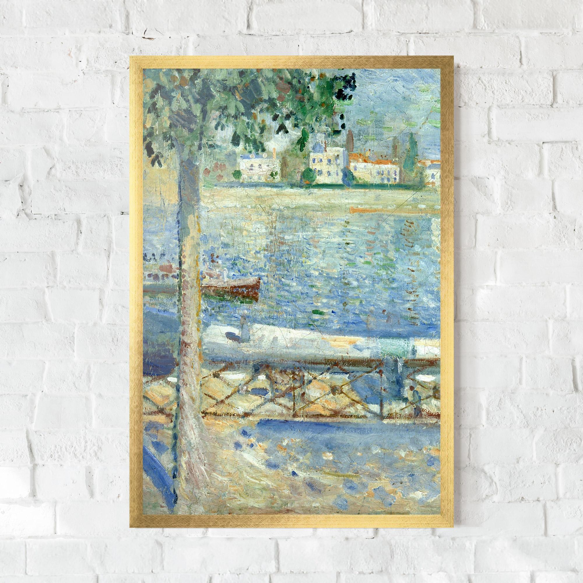 Gerahmte Poster Seine At Saint mockup 0