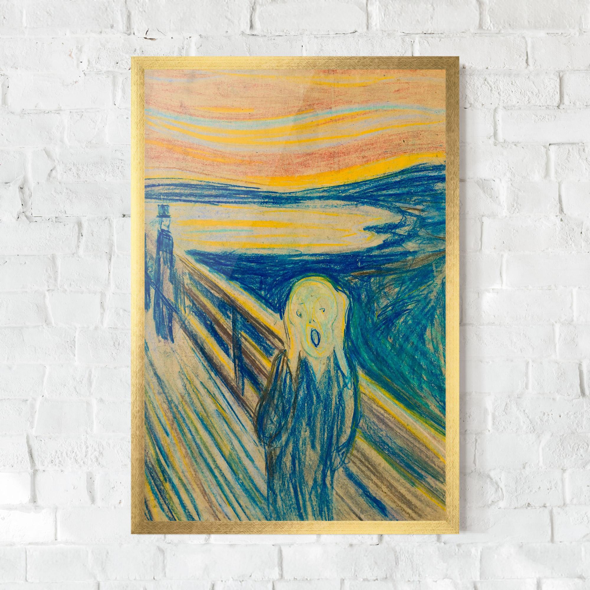 Gerahmte Poster Skrik_1893 mockup 0