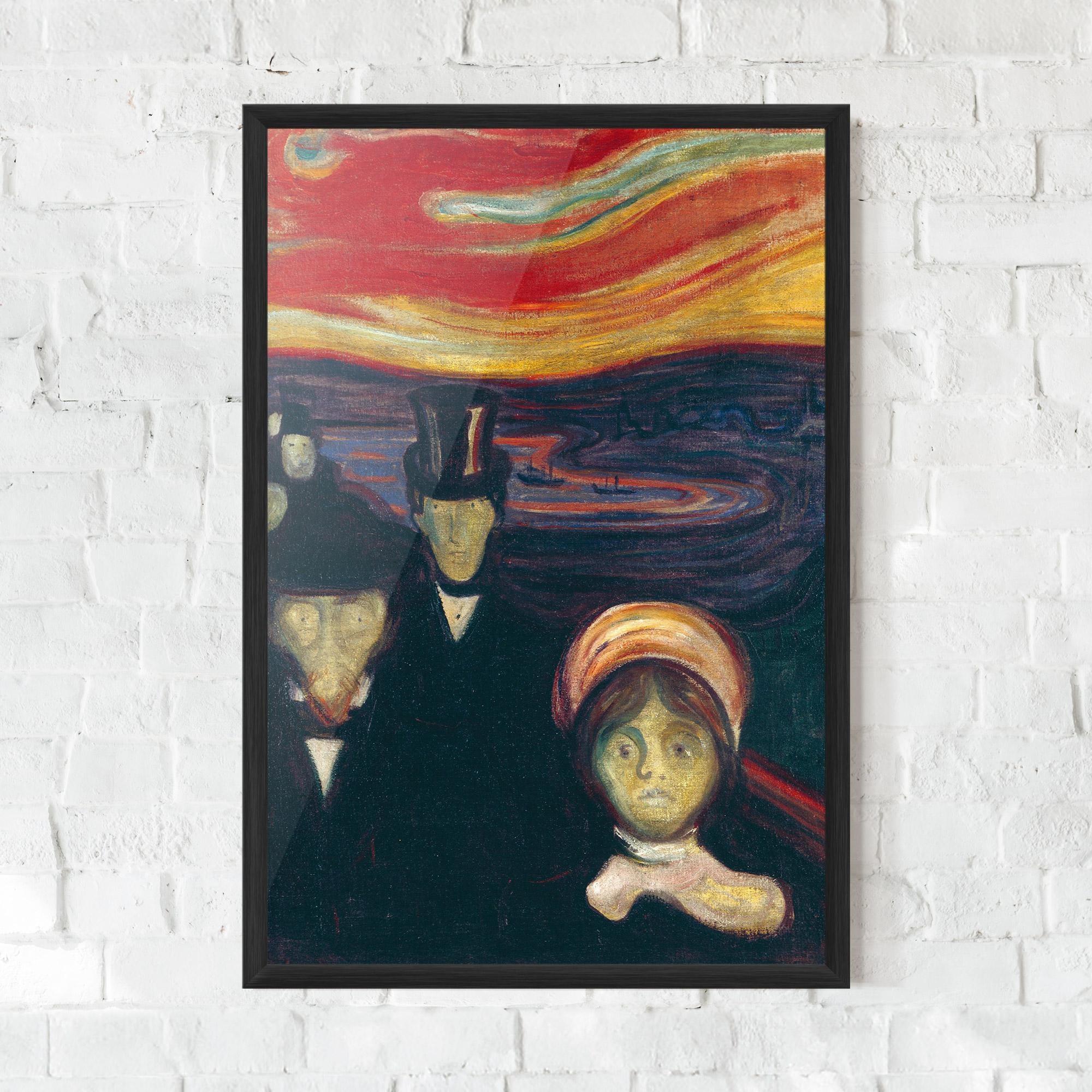 Gerahmte Poster Anxiety mockup 0