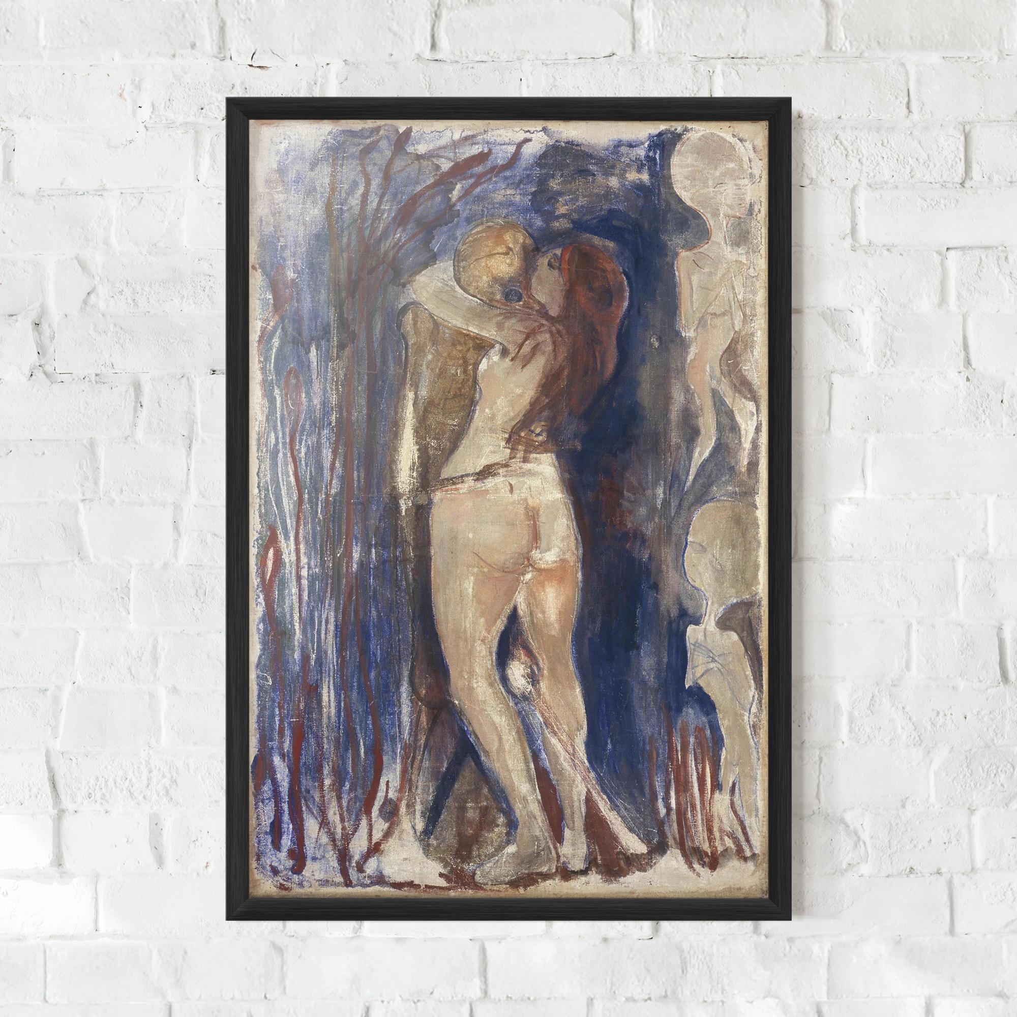 Gerahmte Poster Death And Life mockup 0