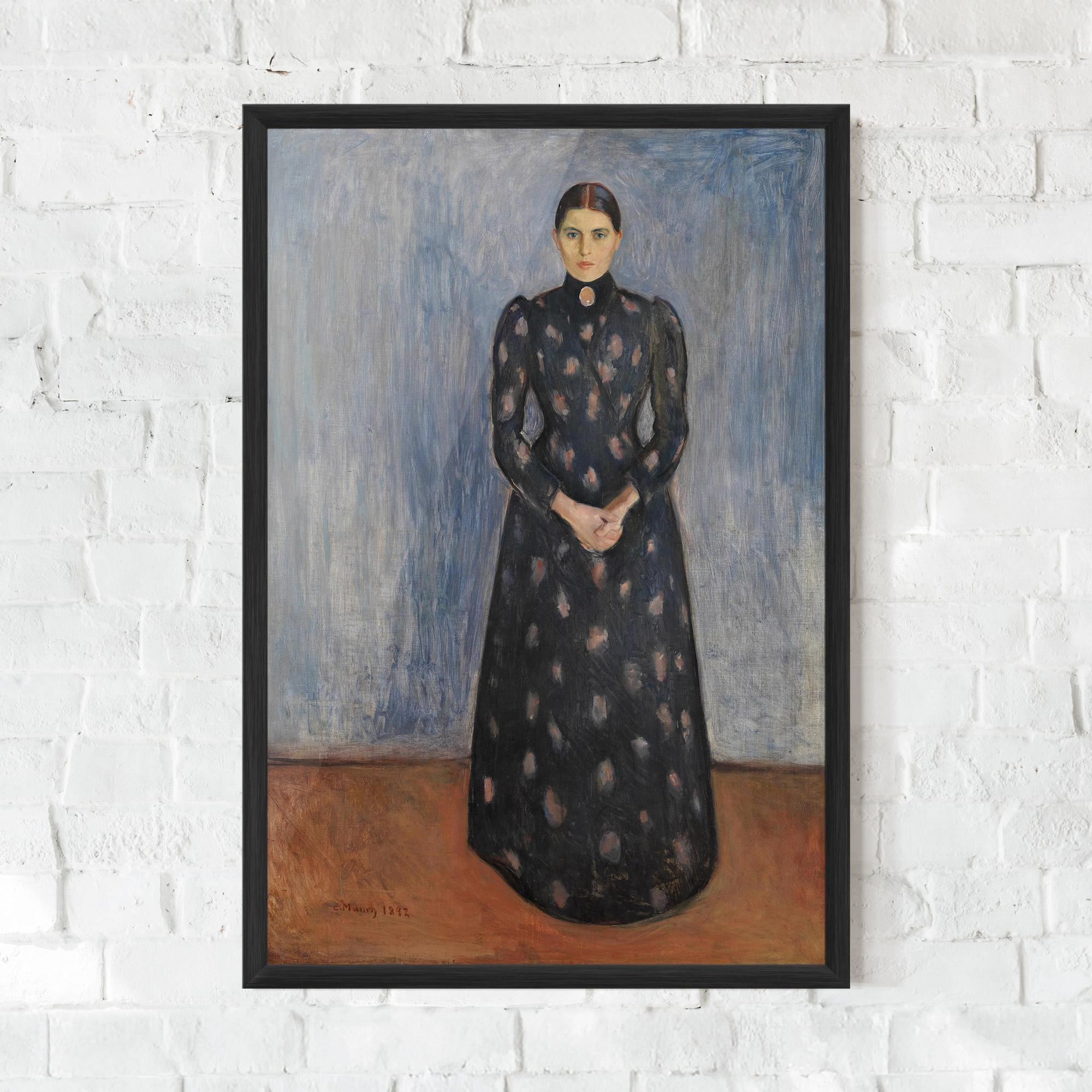 Gerahmte Poster Inger In Black mockup 0