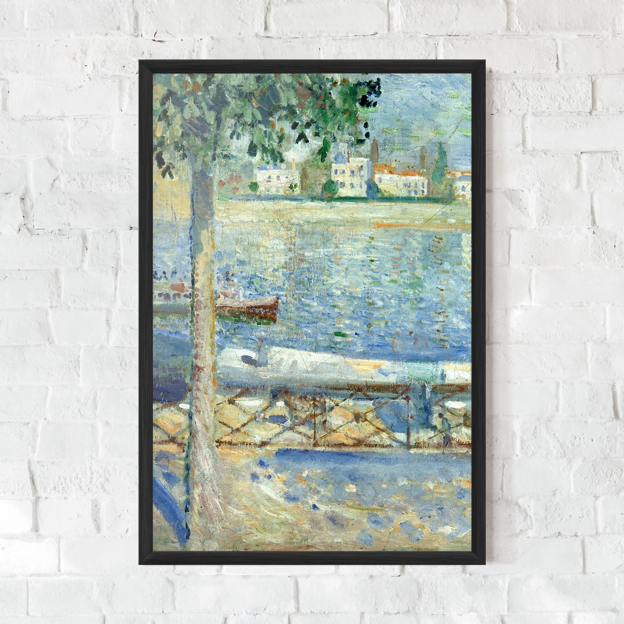 Gerahmte Poster Seine At Saint mockup 0