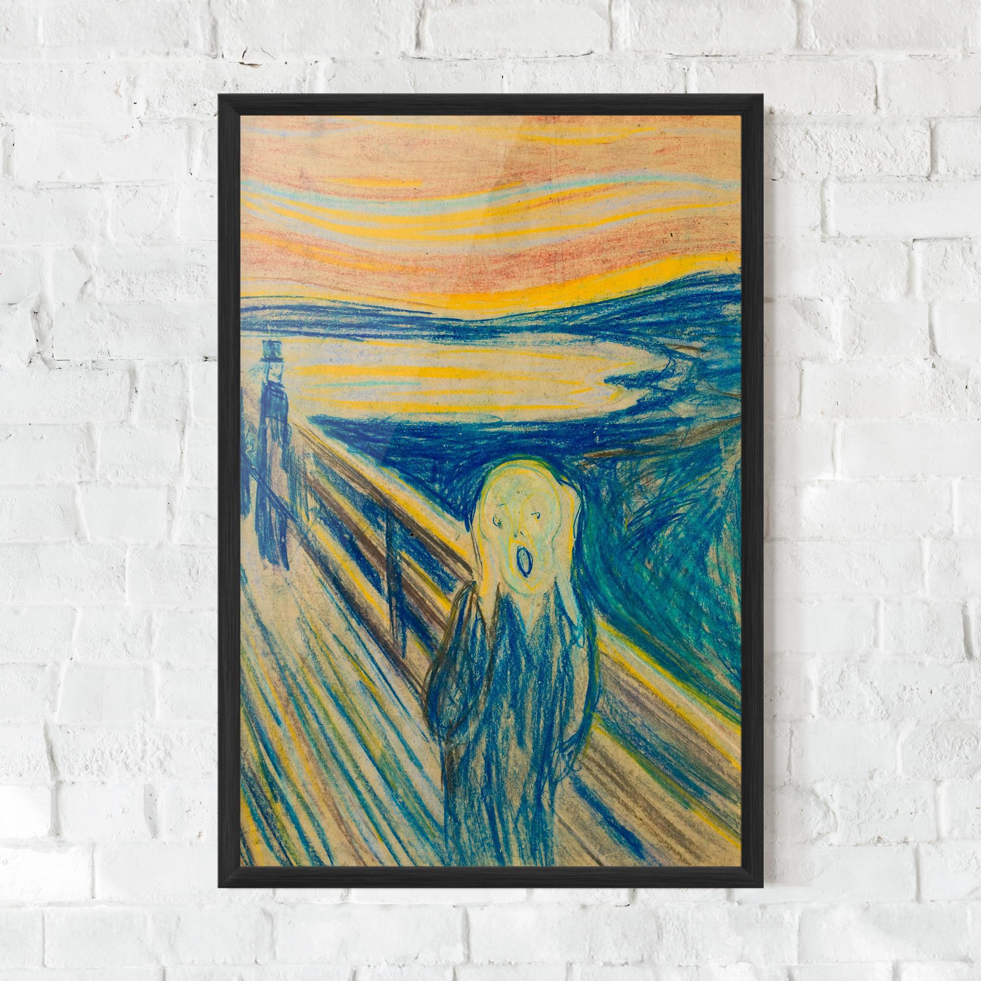 Gerahmte Poster Skrik_1893 mockup 0