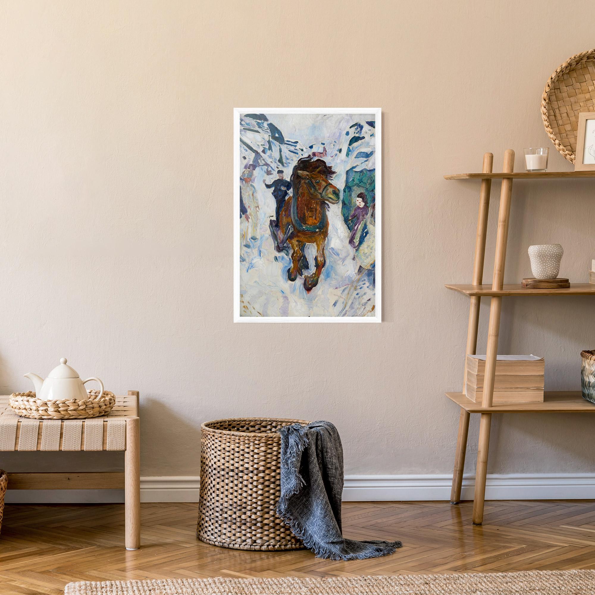 Gerahmte Poster Galloping Horse mockup 9