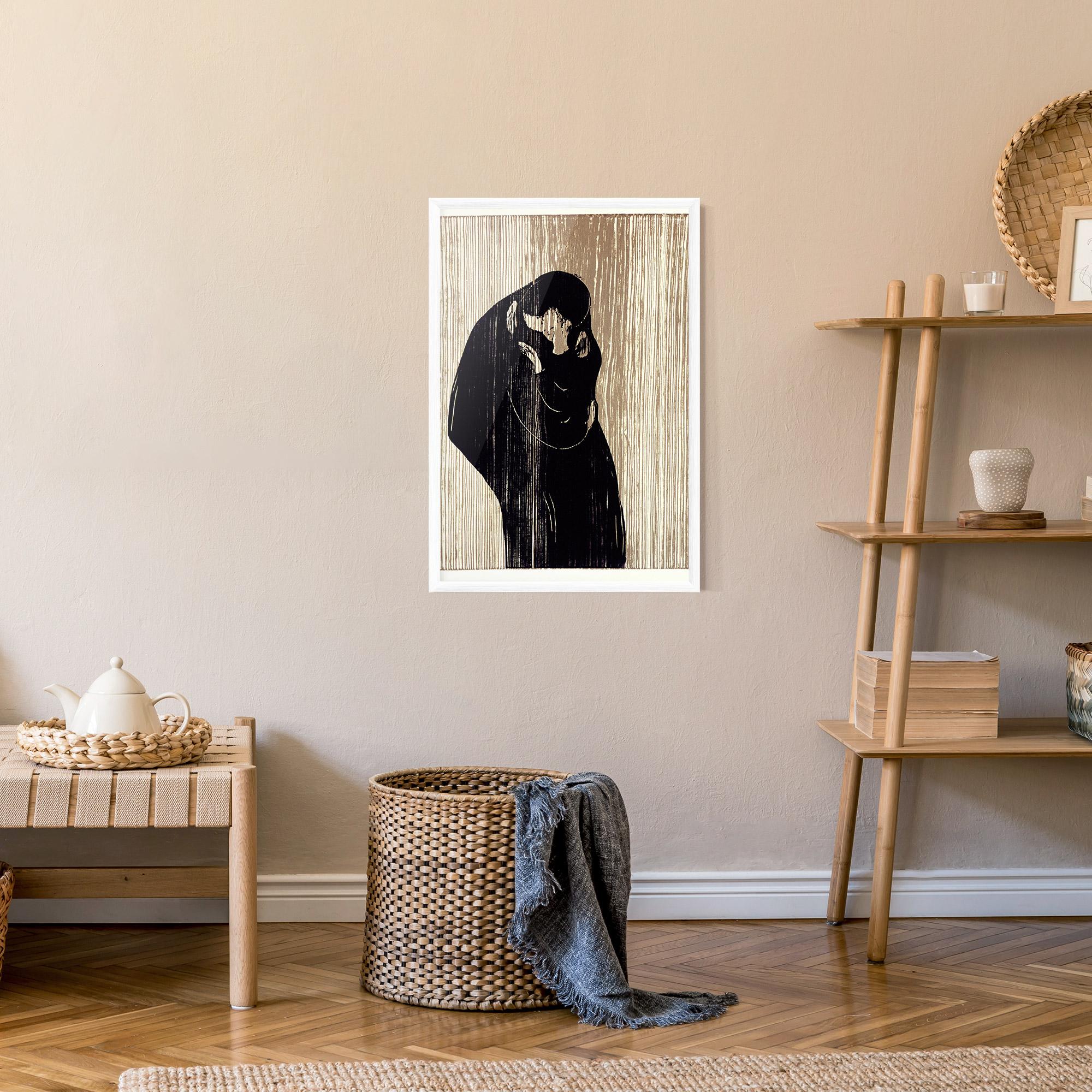 Gerahmte Poster Kiss mockup 9