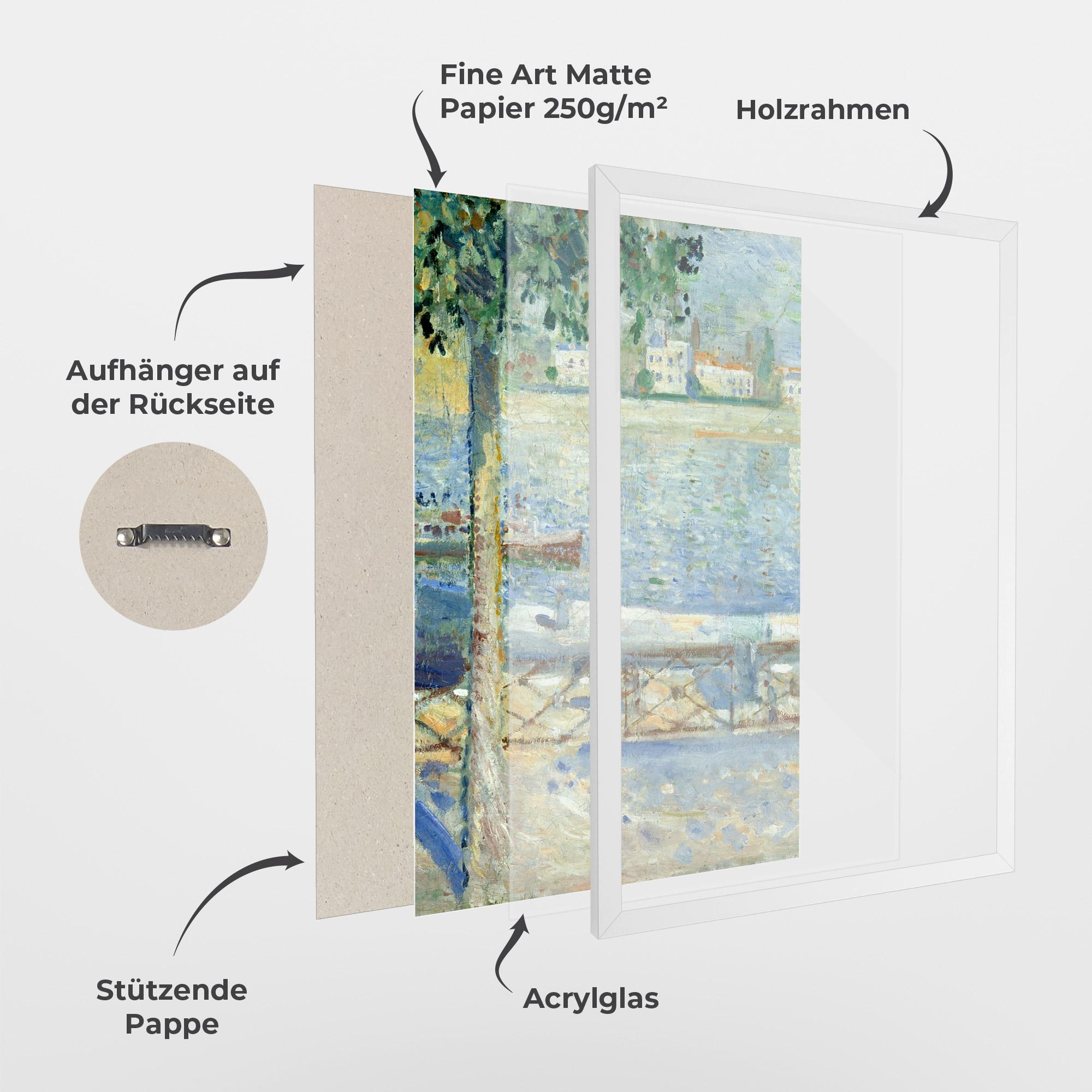 Gerahmte Poster Seine At Saint mockup 1