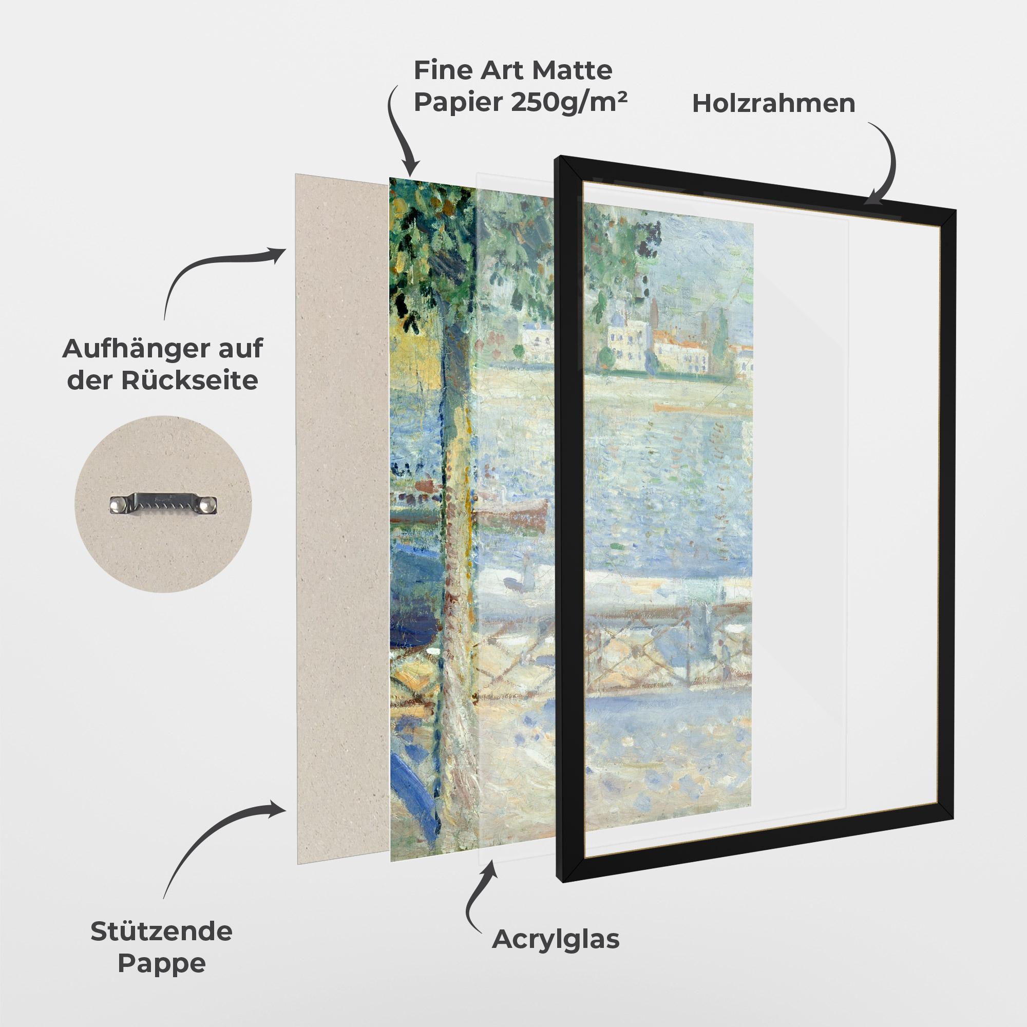 Gerahmte Poster Seine At Saint mockup 1