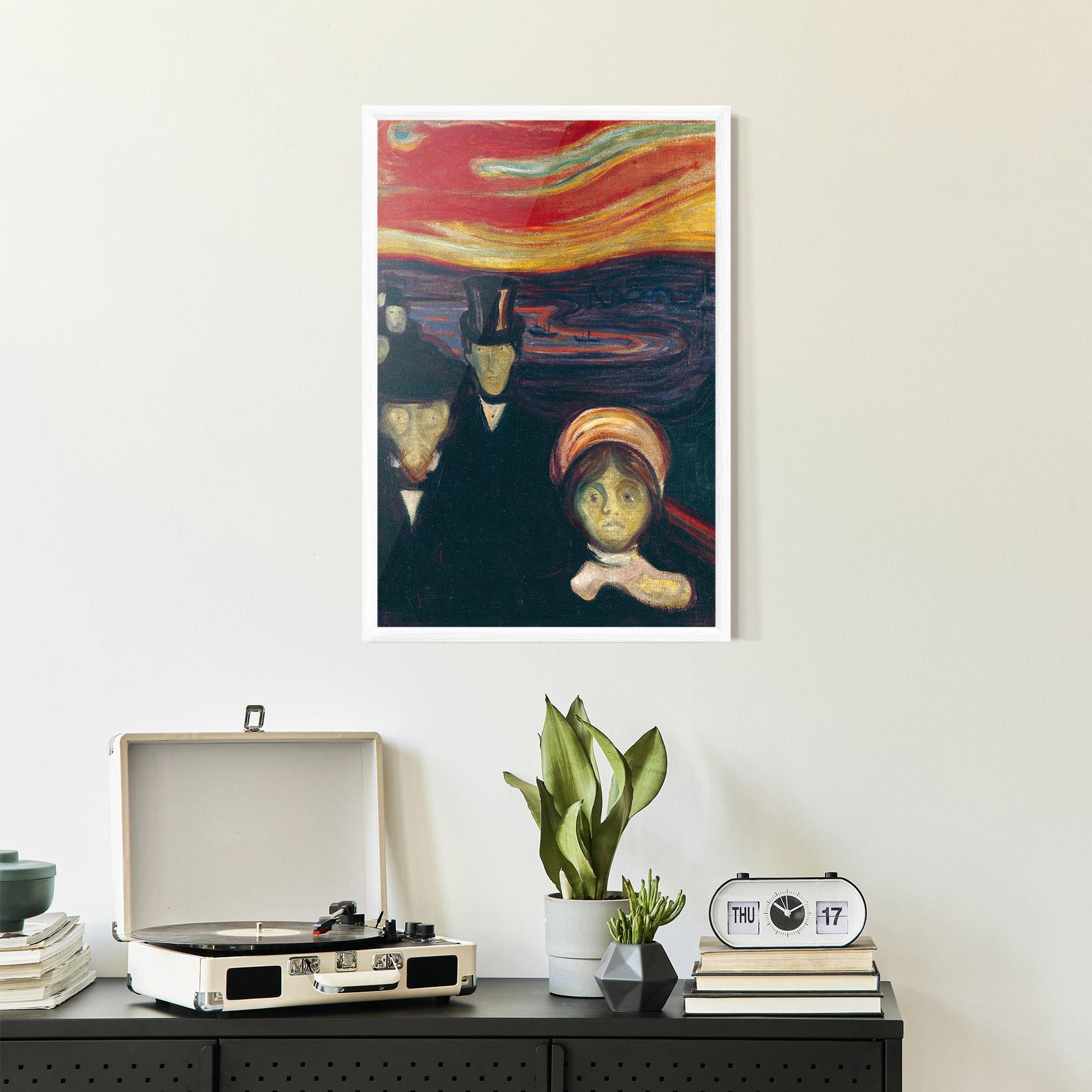 Gerahmte Poster Anxiety mockup 2