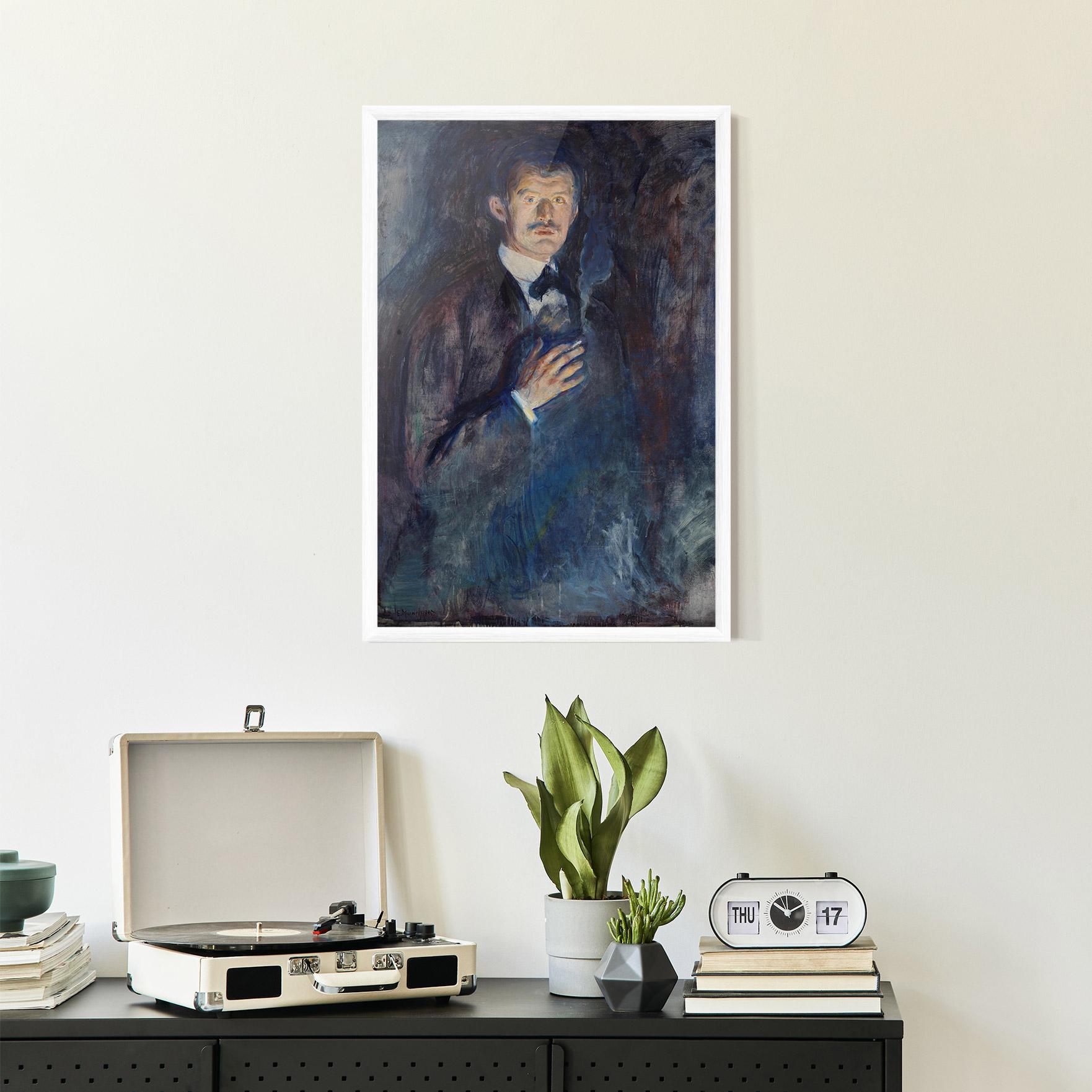 Gerahmte Poster Self Burning Cigarette mockup 2