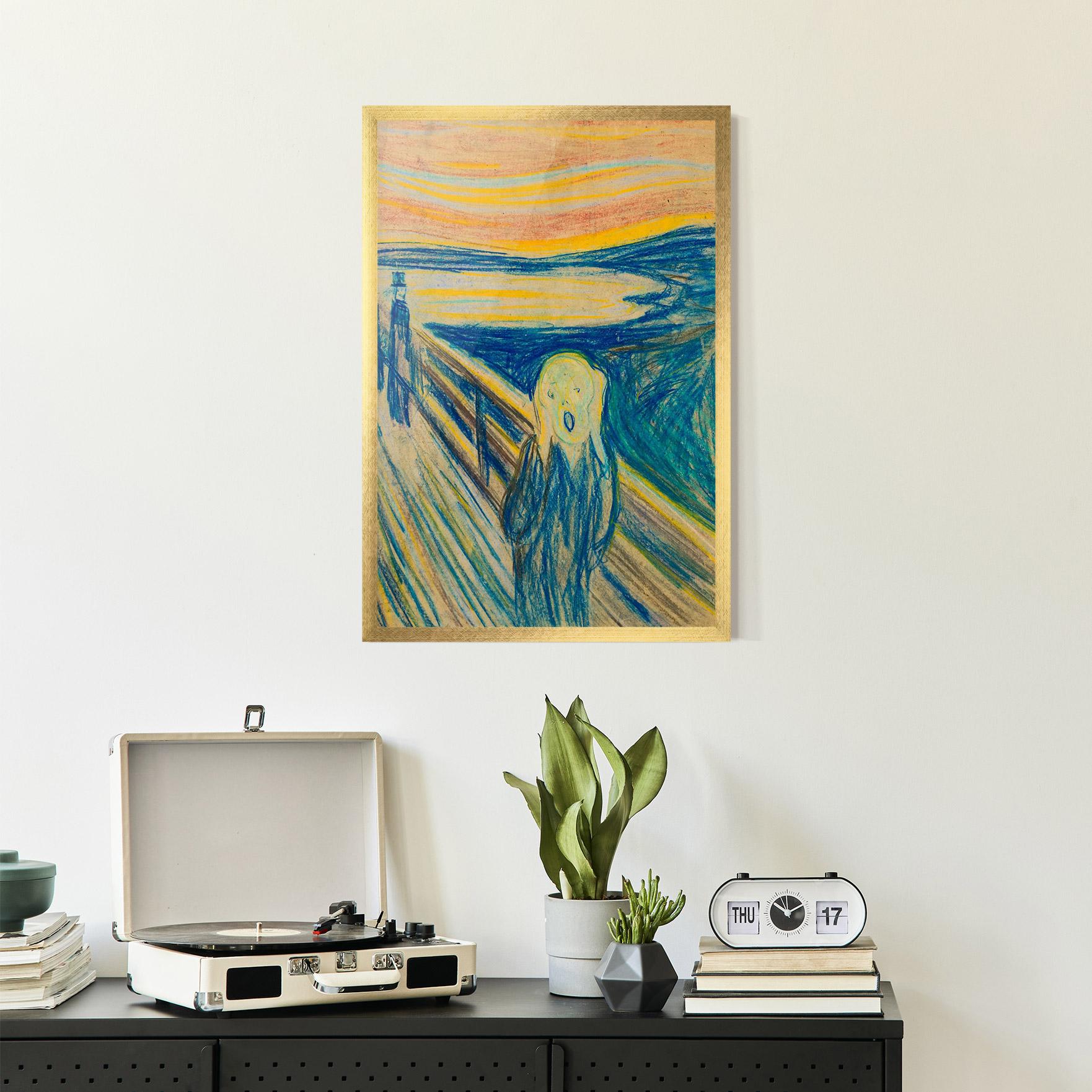 Gerahmte Poster Skrik_1893 mockup 2