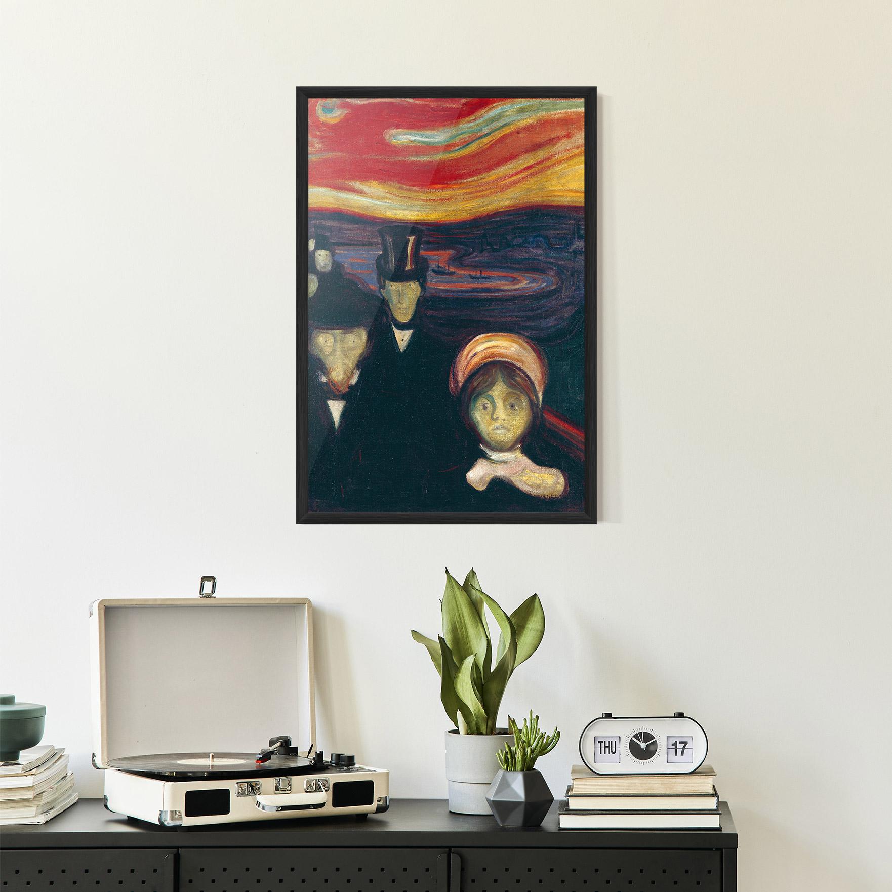 Gerahmte Poster Anxiety mockup 2