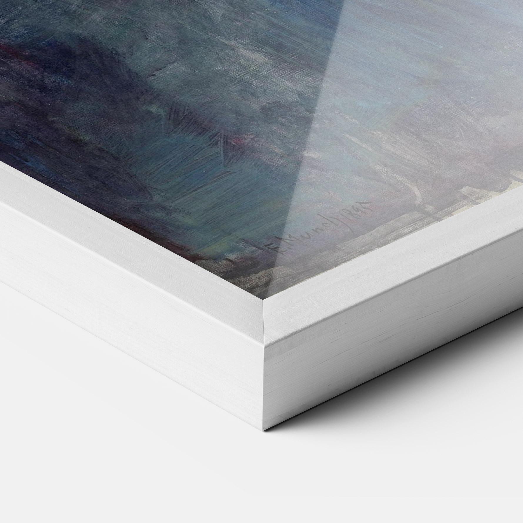 Gerahmte Poster Self Burning Cigarette mockup 3