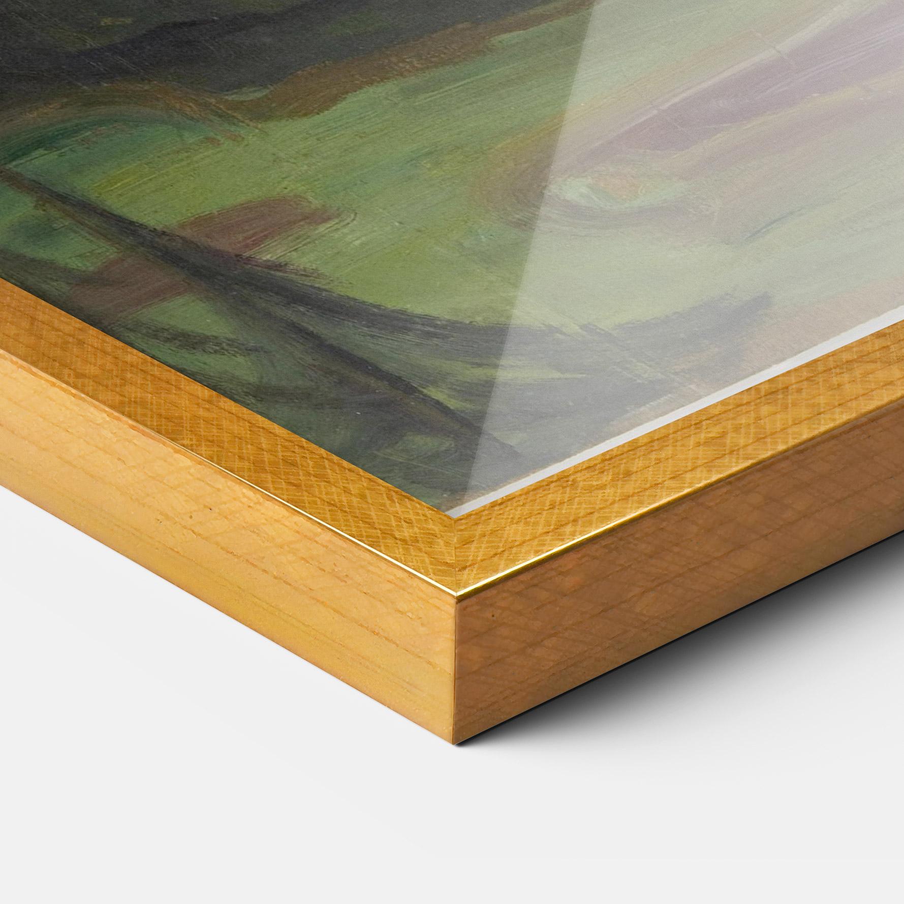 Gerahmte Poster Dark Spruce Forest mockup 3