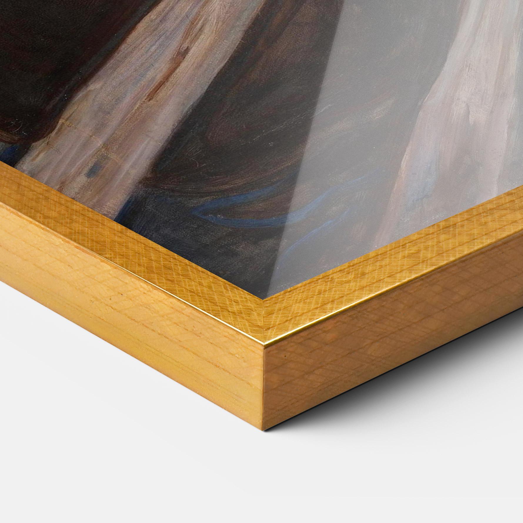 Gerahmte Poster Girls On The Bridge mockup 3