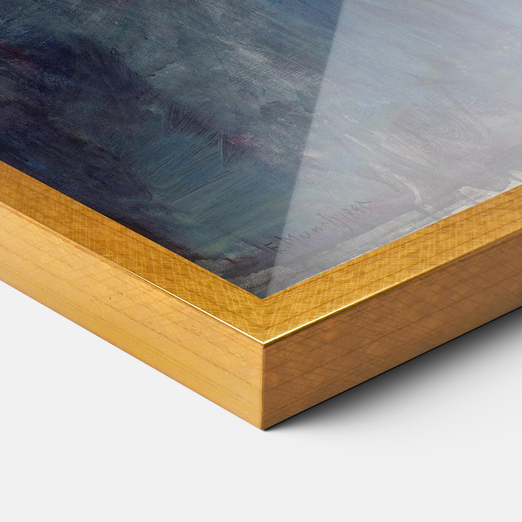 Gerahmte Poster Self Burning Cigarette mockup 3