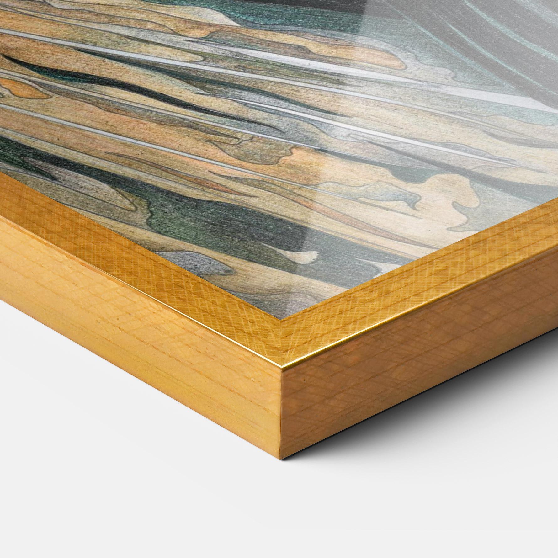 Gerahmte Poster The Scream mockup 3