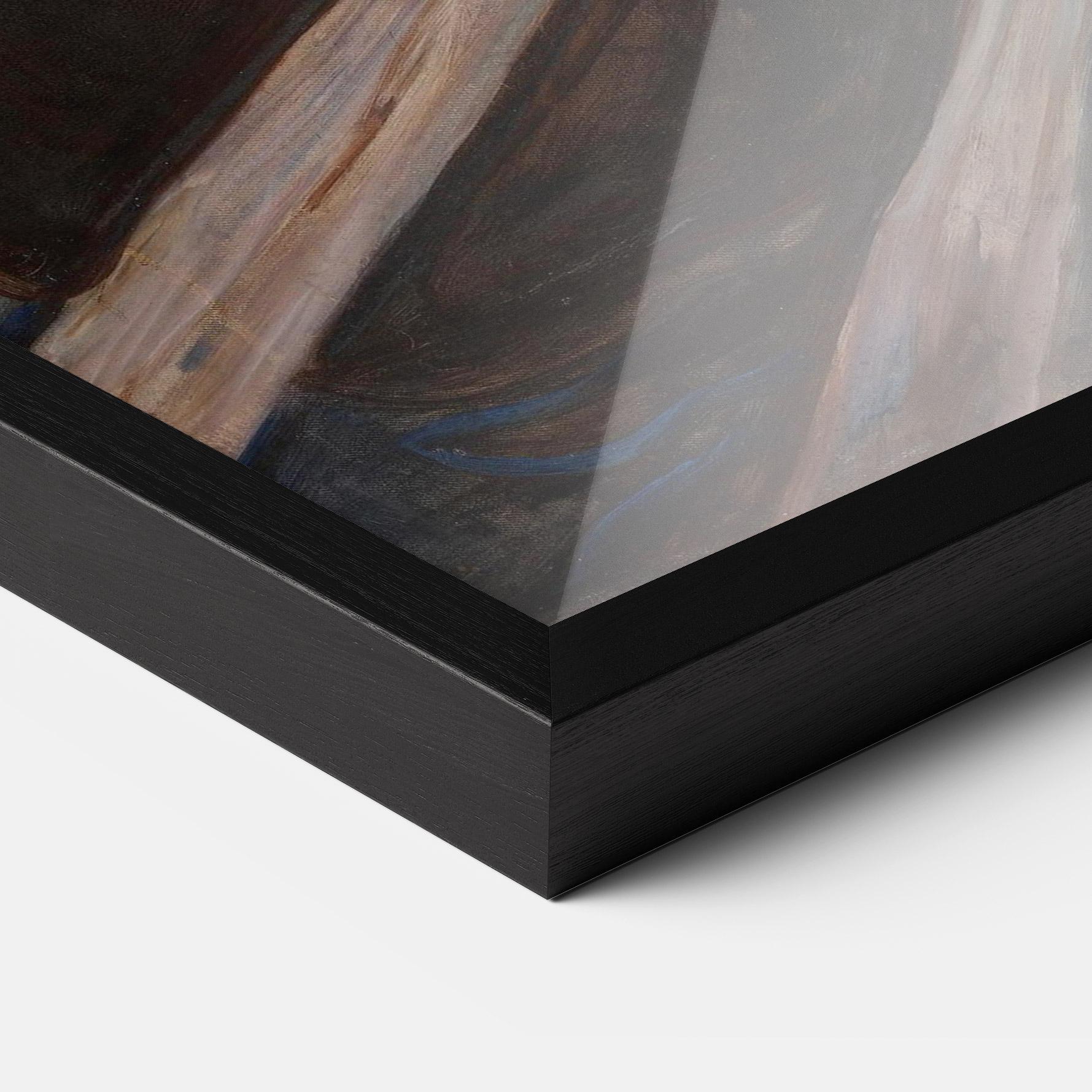 Gerahmte Poster Girls On The Bridge mockup 3