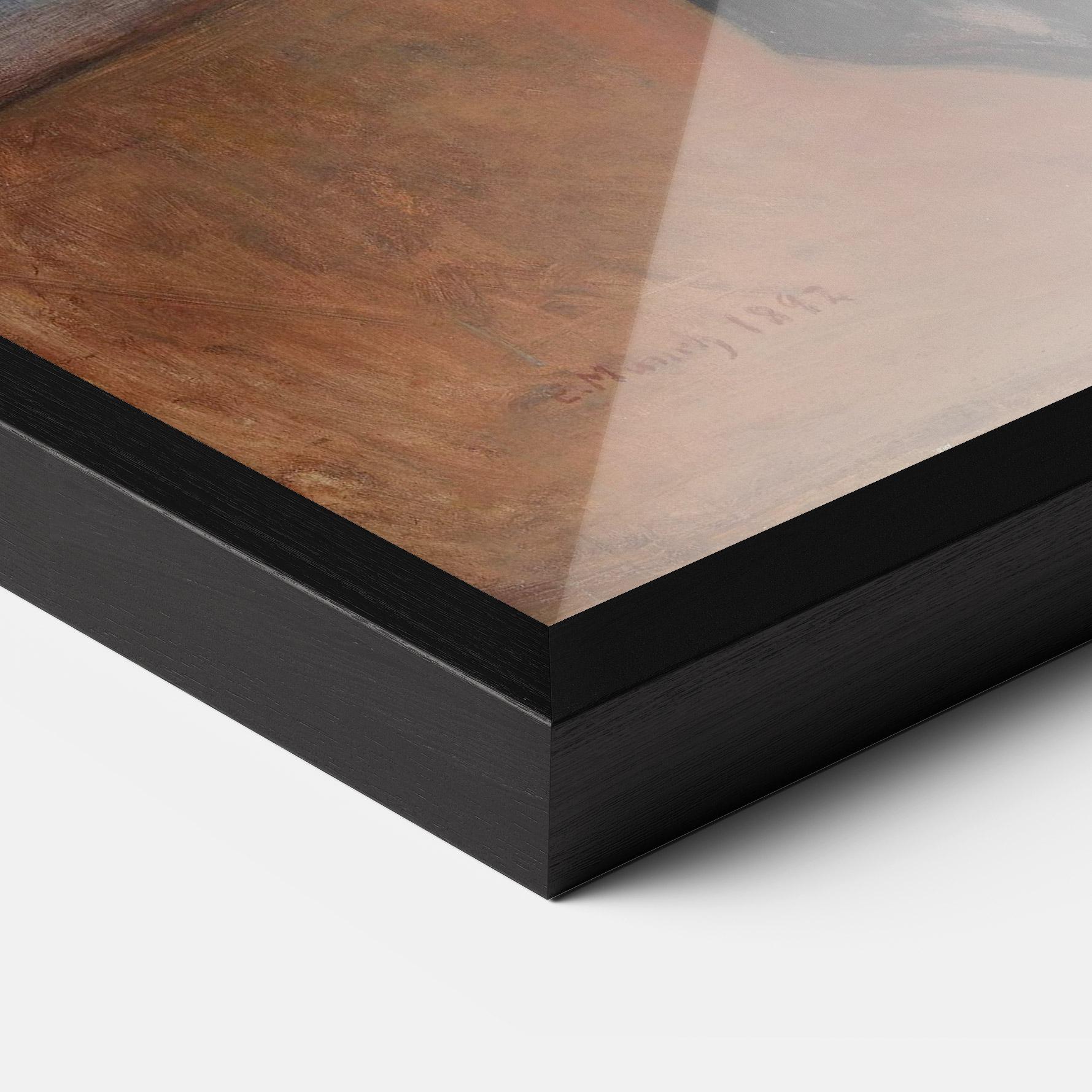 Gerahmte Poster Inger In Black mockup 3