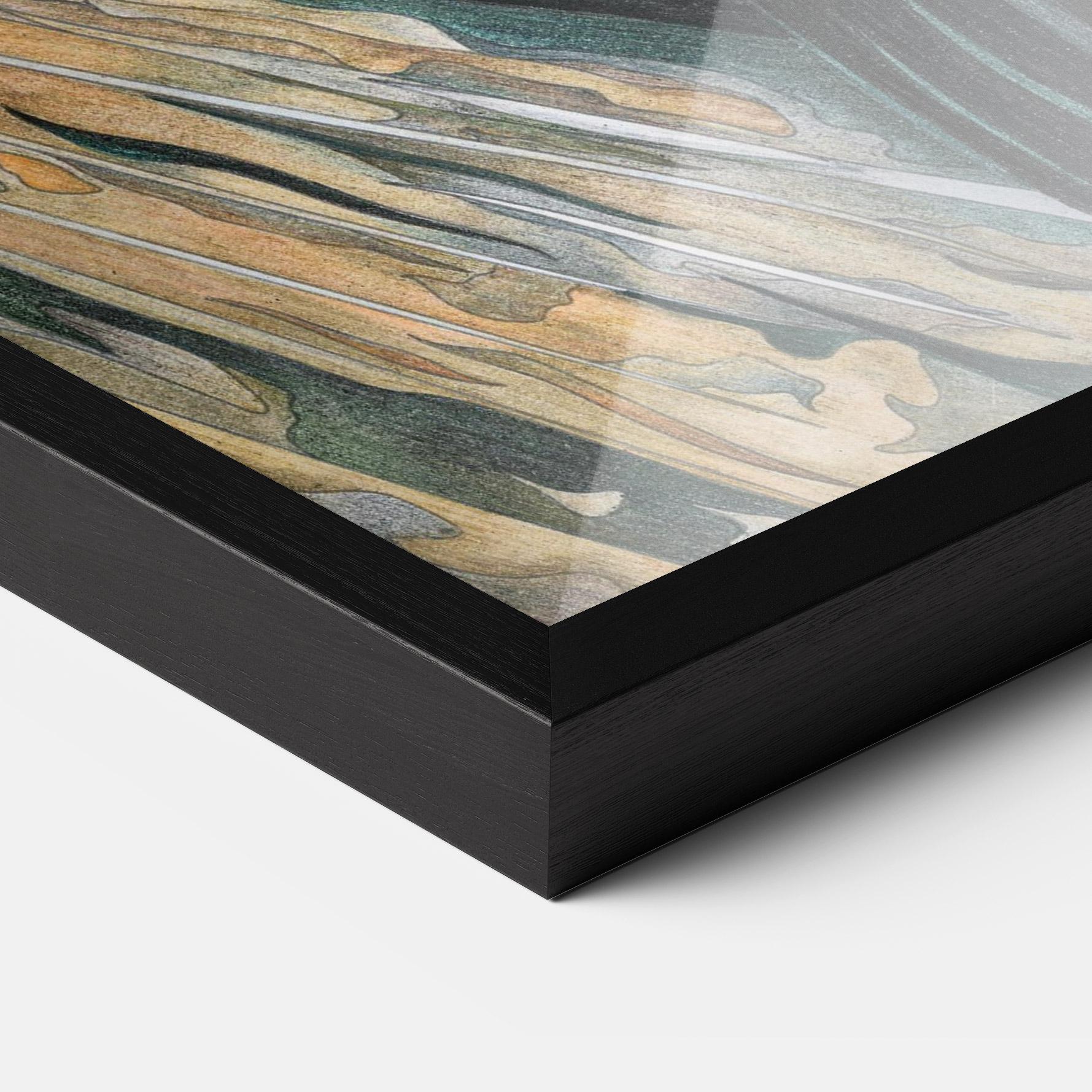 Gerahmte Poster The Scream mockup 3