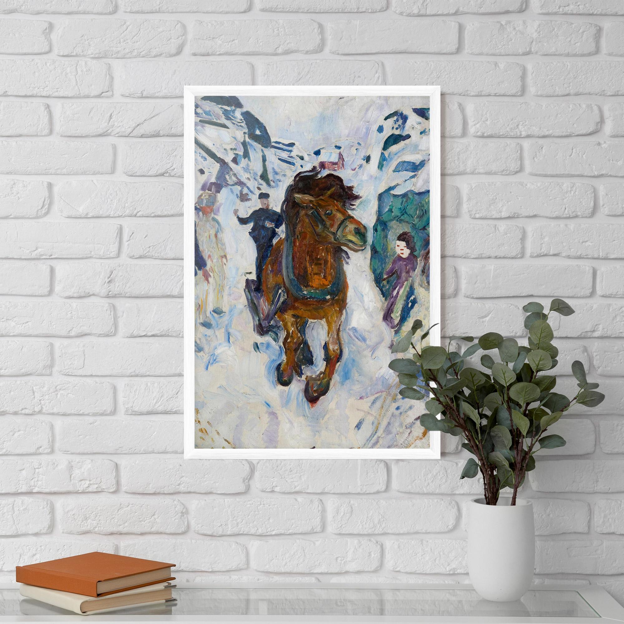 Gerahmte Poster Galloping Horse mockup 5