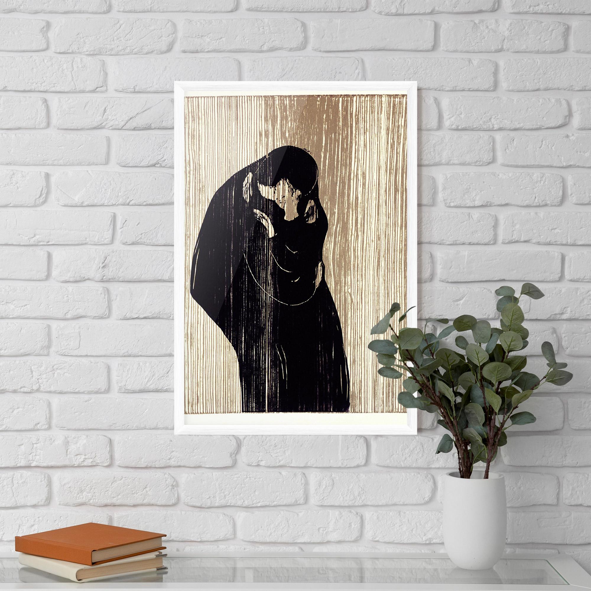 Gerahmte Poster Kiss mockup 5