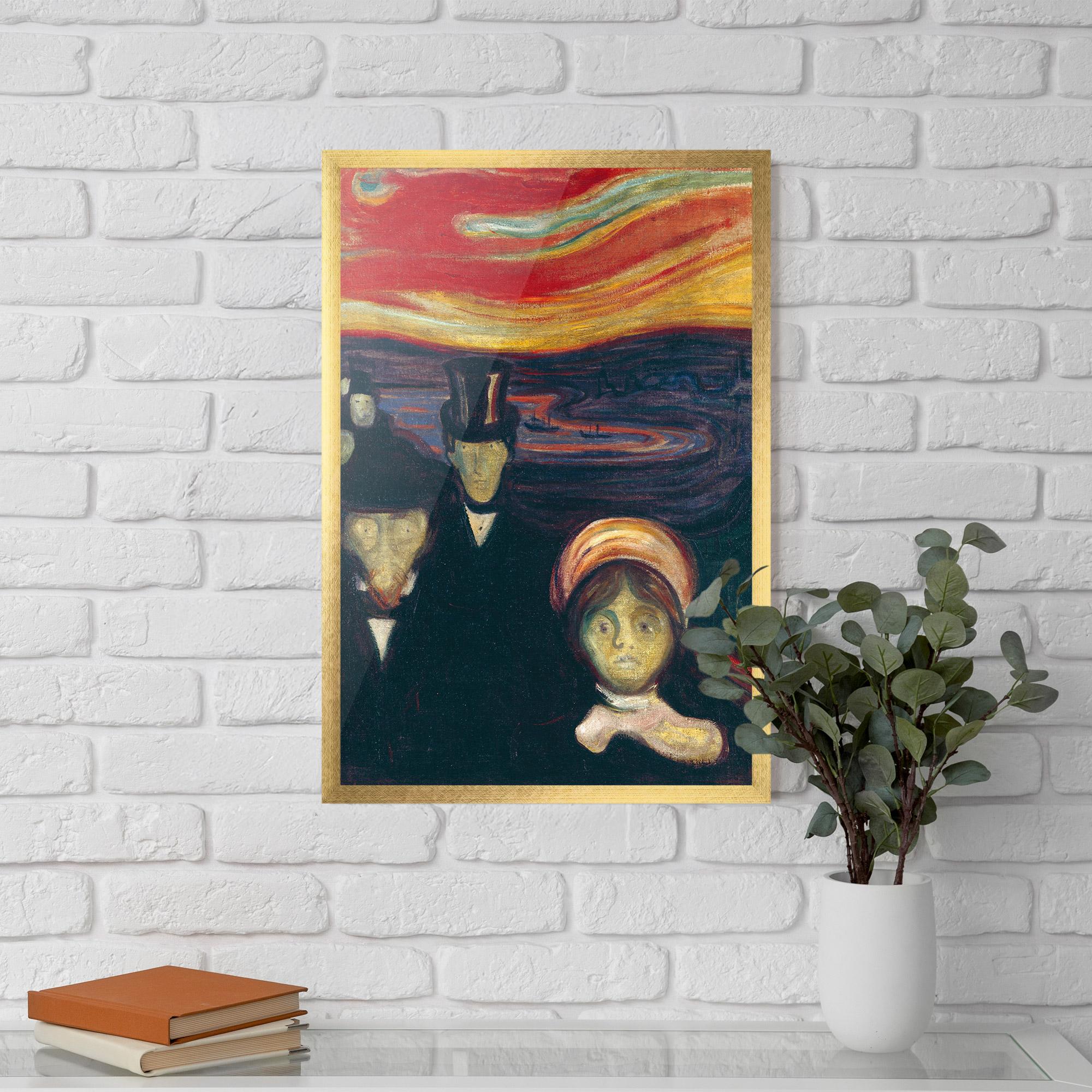 Gerahmte Poster Anxiety mockup 5