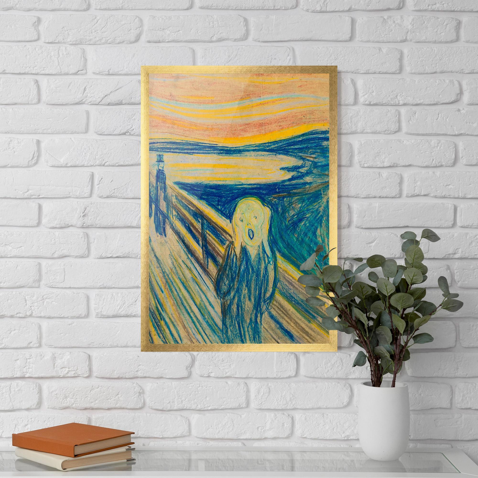 Gerahmte Poster Skrik_1893 mockup 5