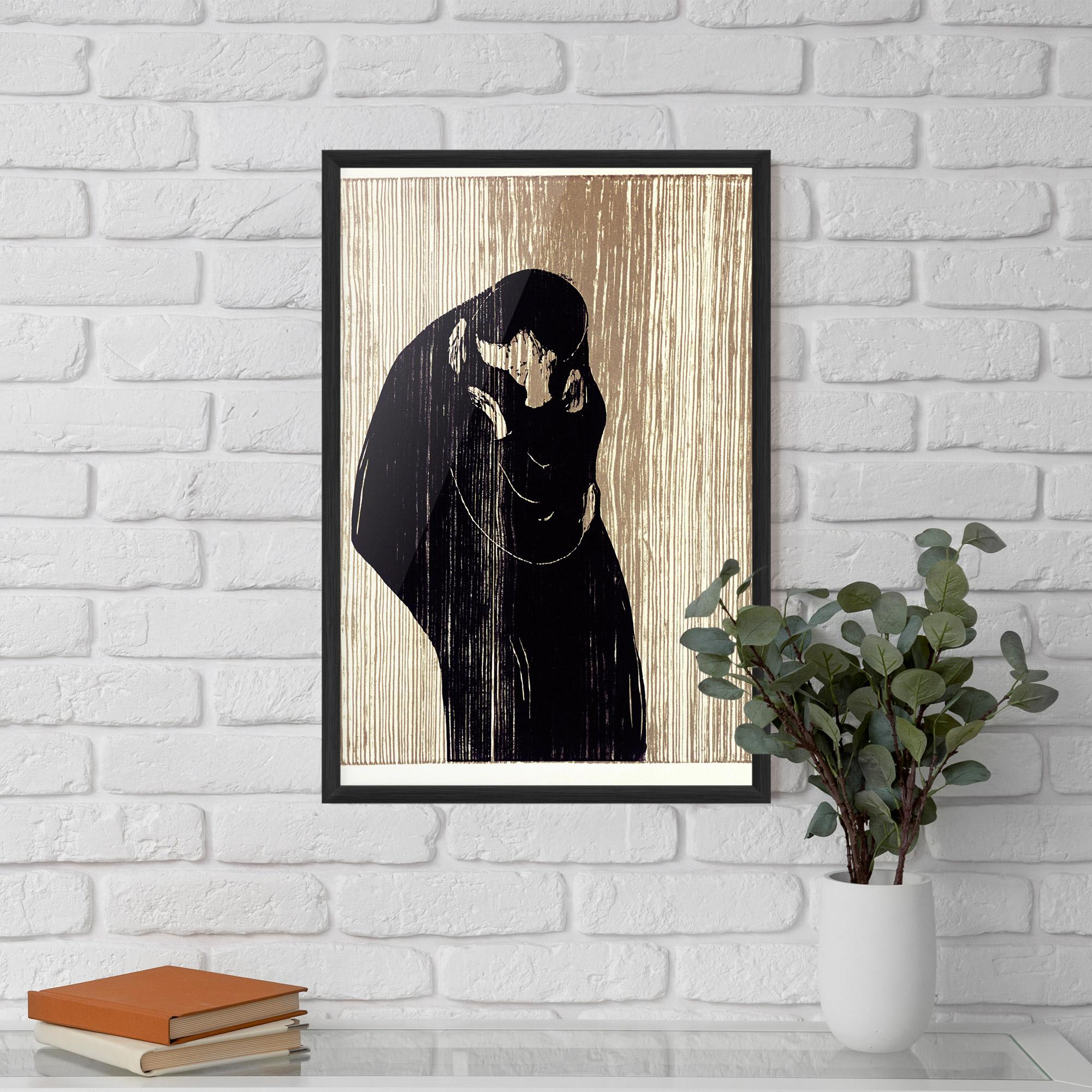 Gerahmte Poster Kiss mockup 5