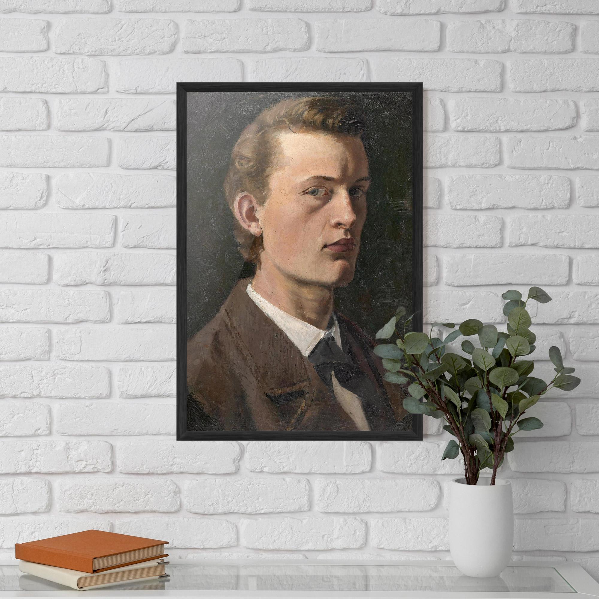 Gerahmte Poster Self Portrait mockup 5