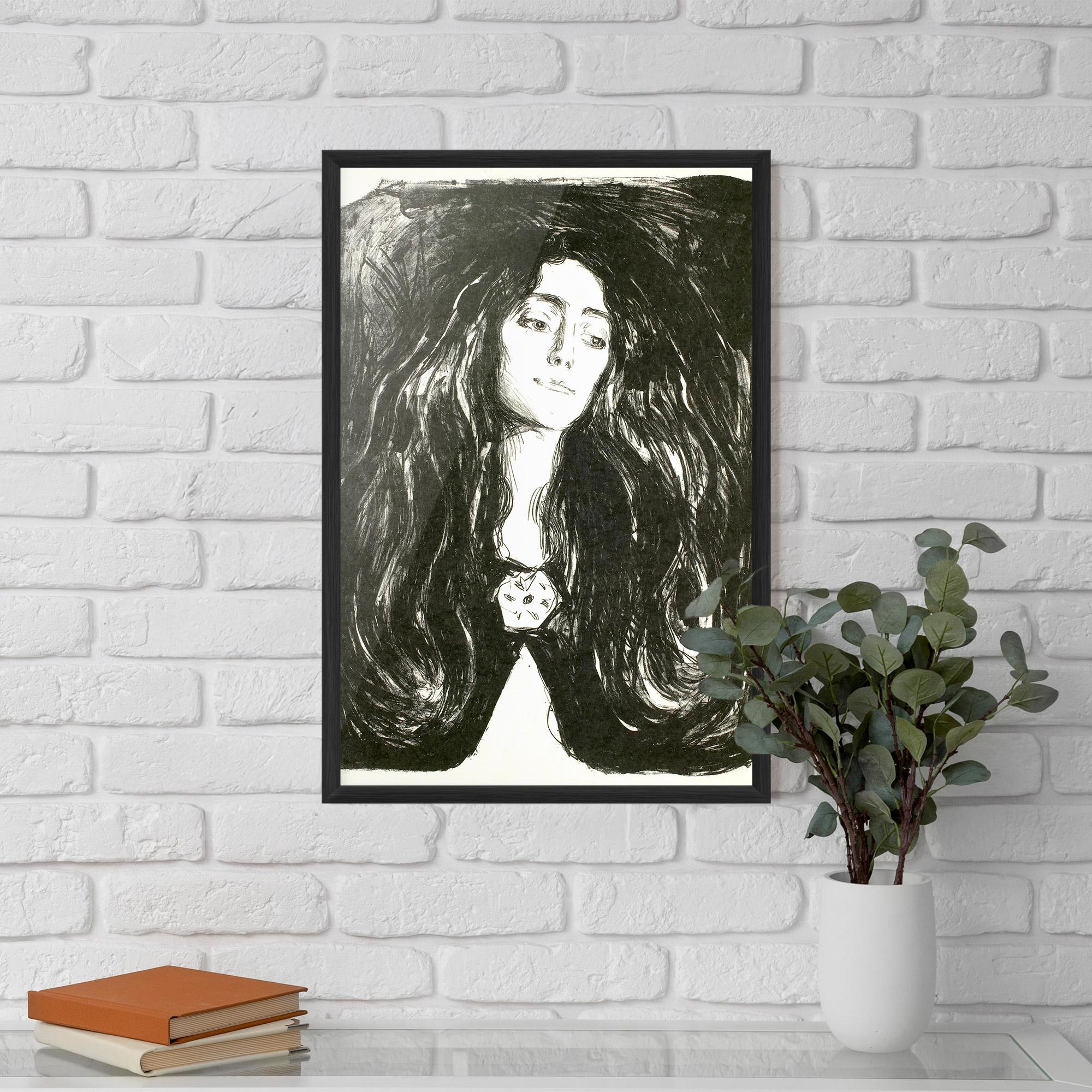 Gerahmte Poster The Brooch Eva Mudocci mockup 5