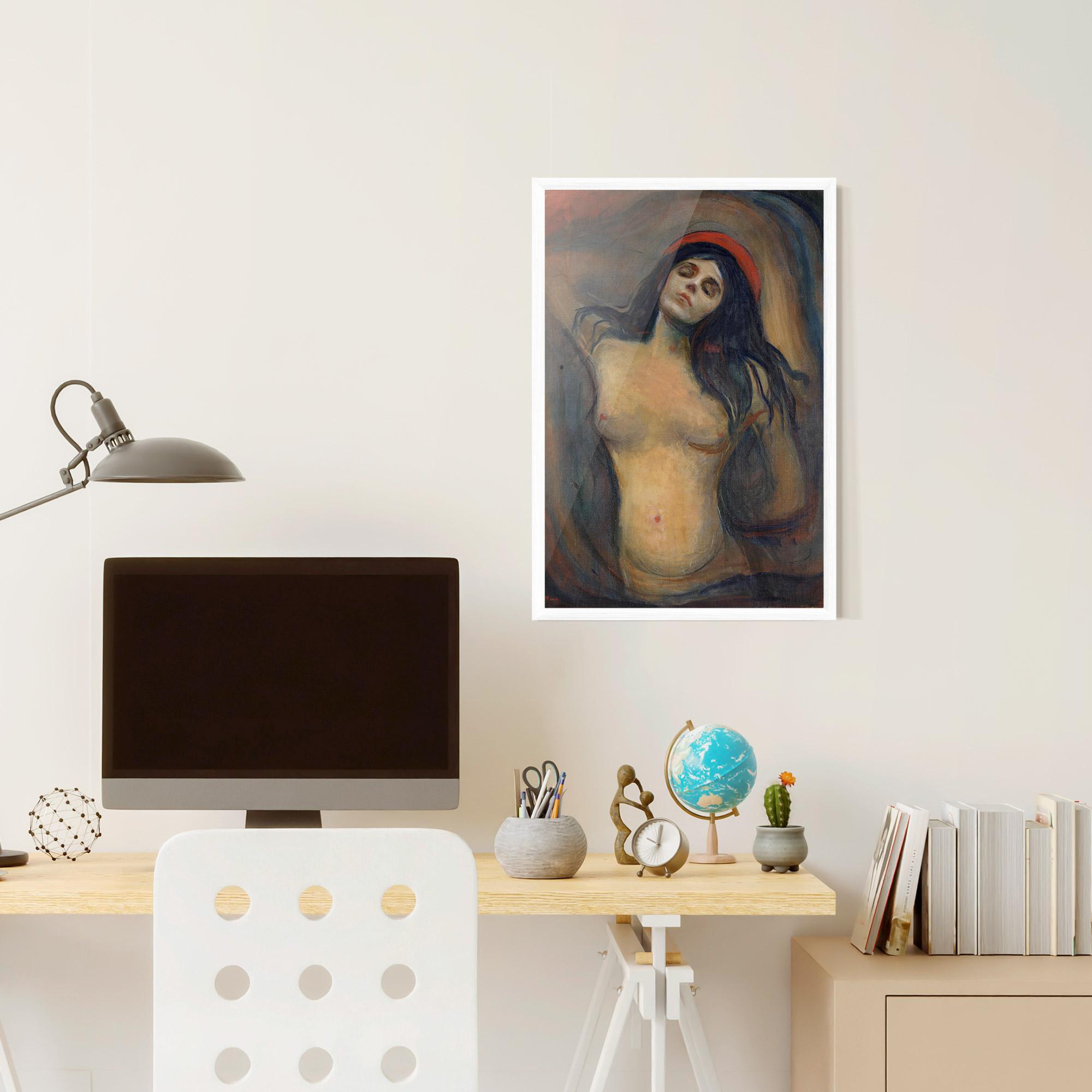 Gerahmte Poster Madonna Oil Painting mockup 6