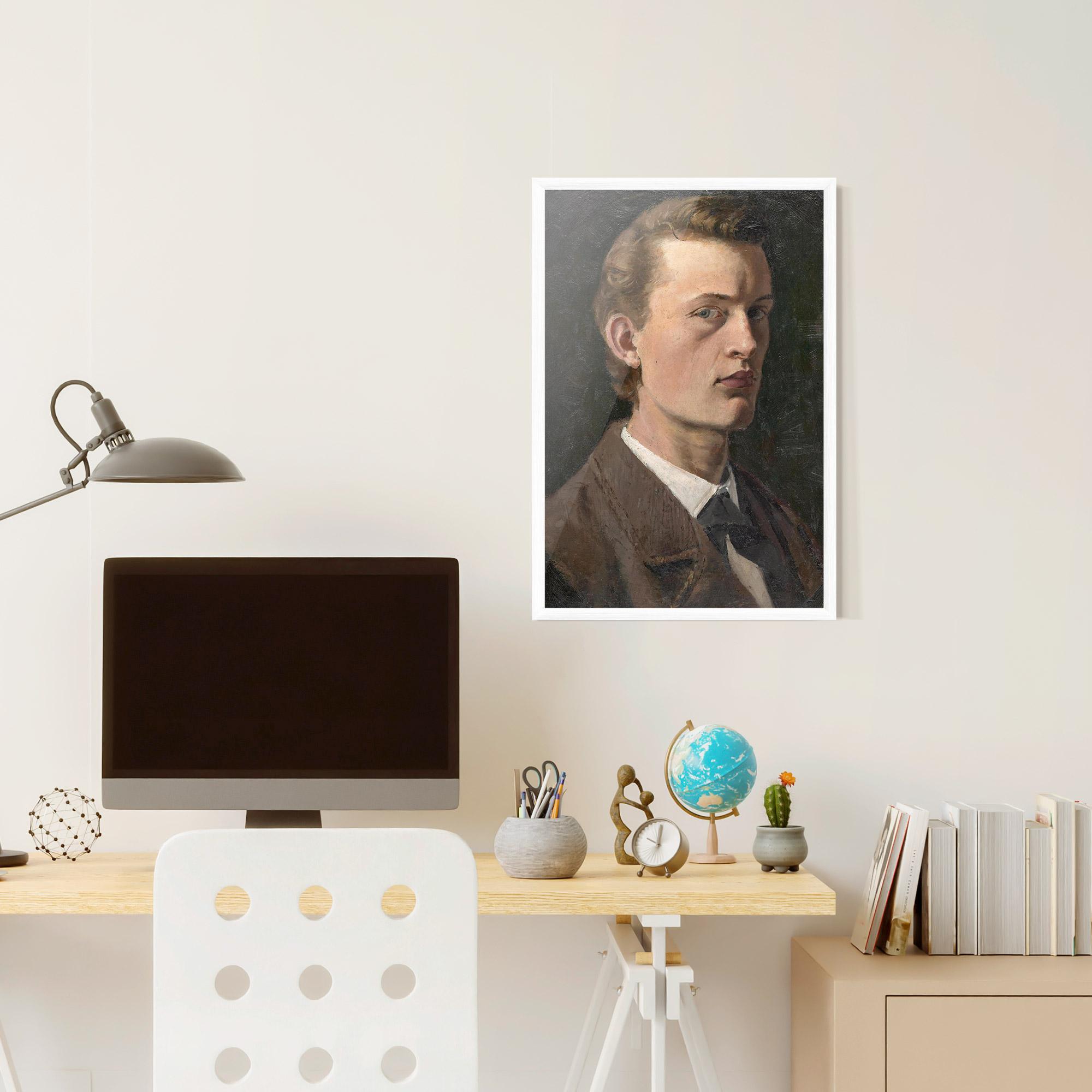 Gerahmte Poster Self Portrait mockup 6