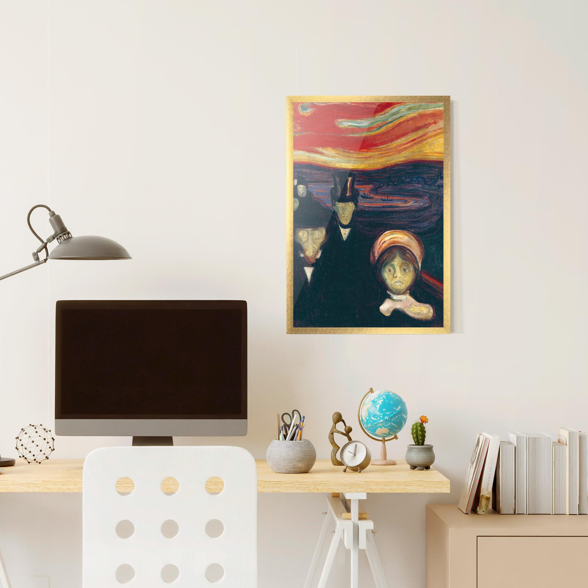 Gerahmte Poster Anxiety mockup 6