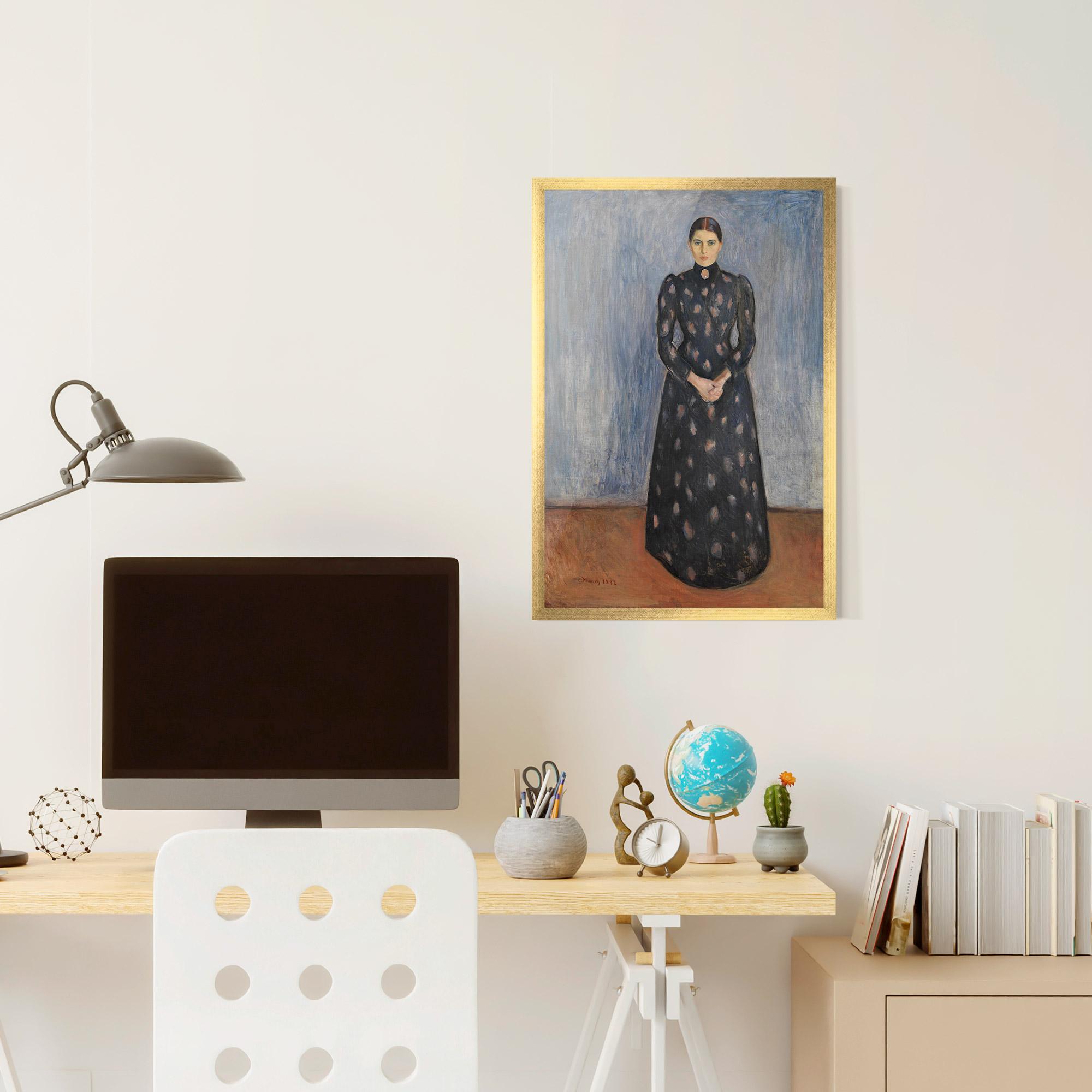 Gerahmte Poster Inger In Black mockup 6