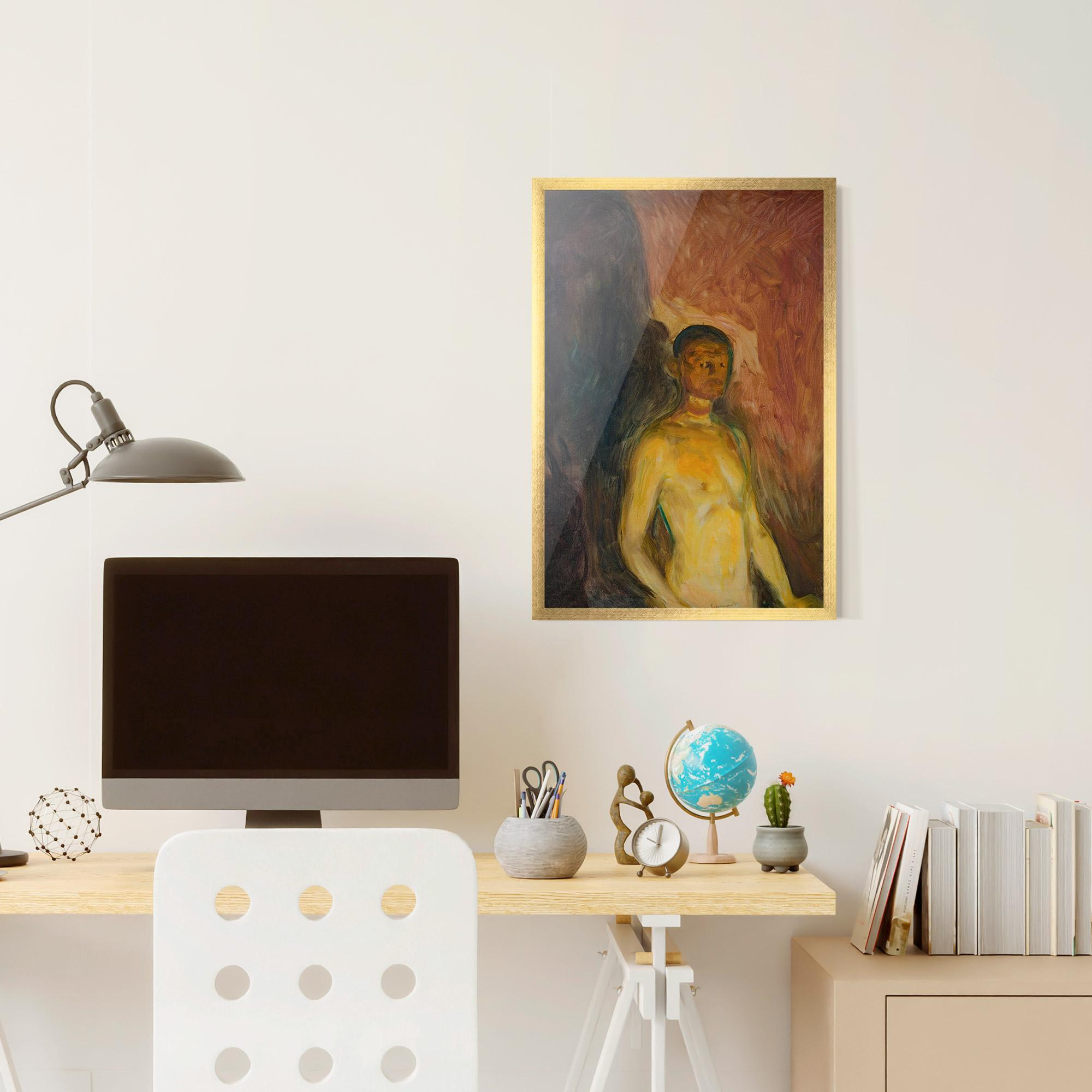 Gerahmte Poster Self Portrait Hell mockup 6