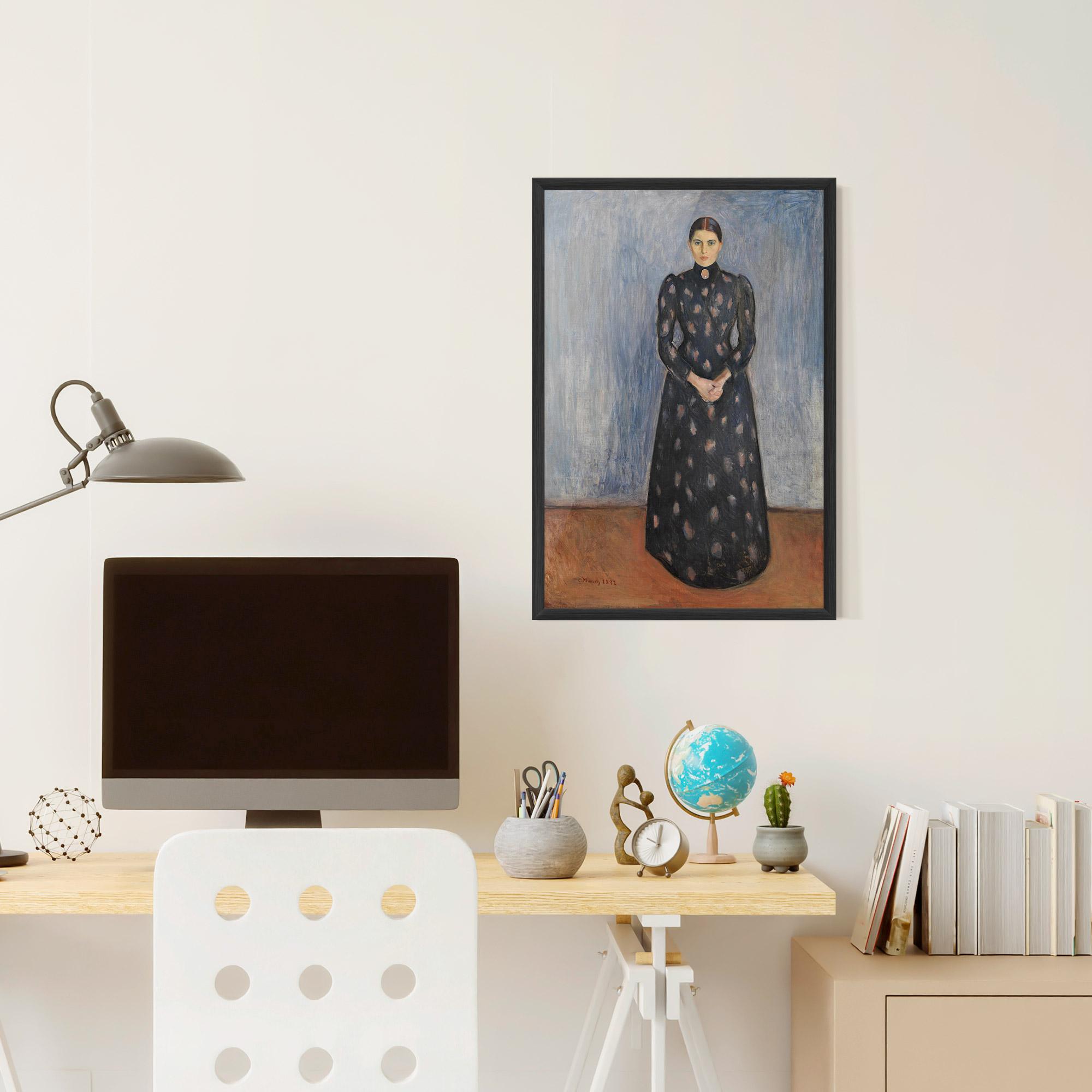 Gerahmte Poster Inger In Black mockup 6