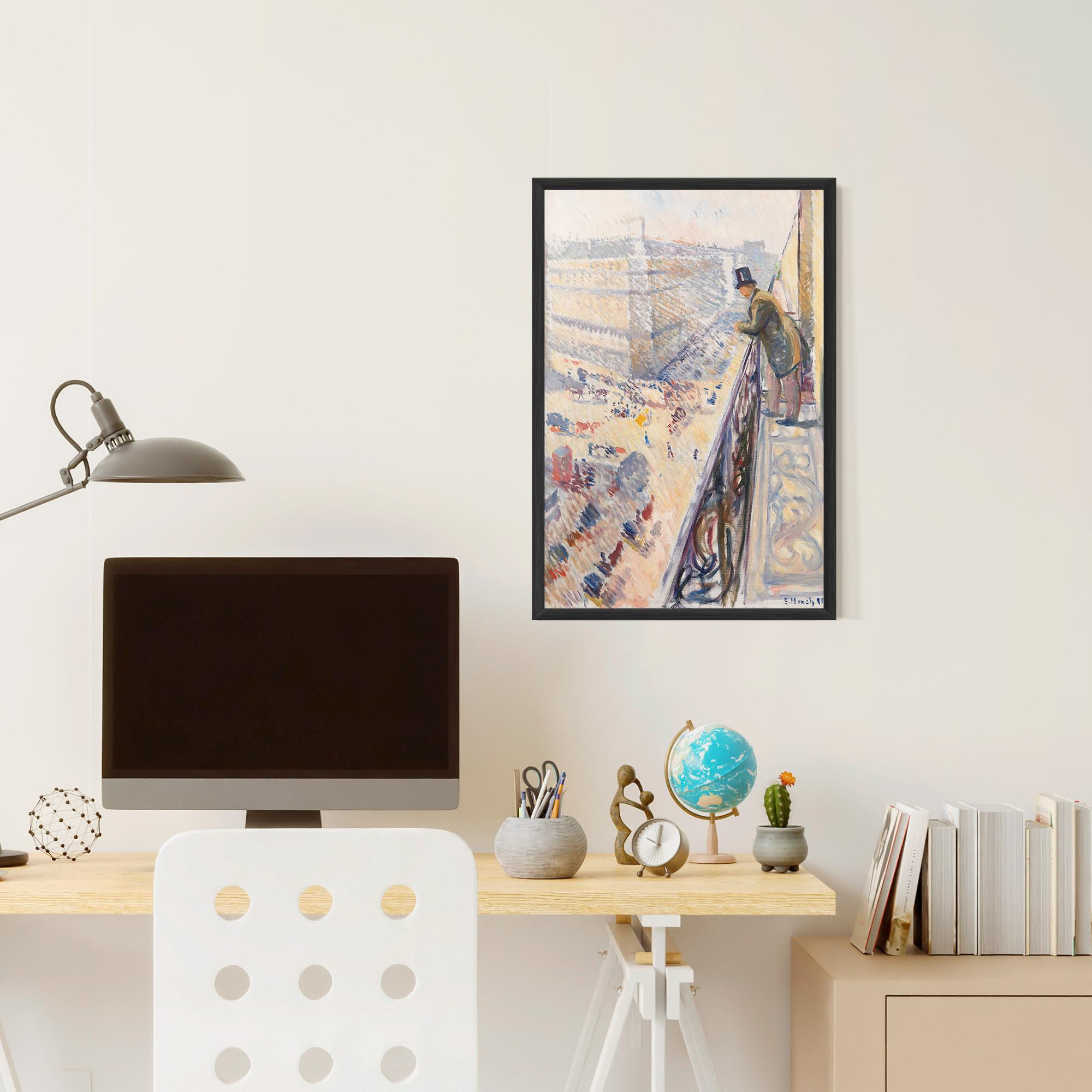 Gerahmte Poster Rue Lafayette mockup 6