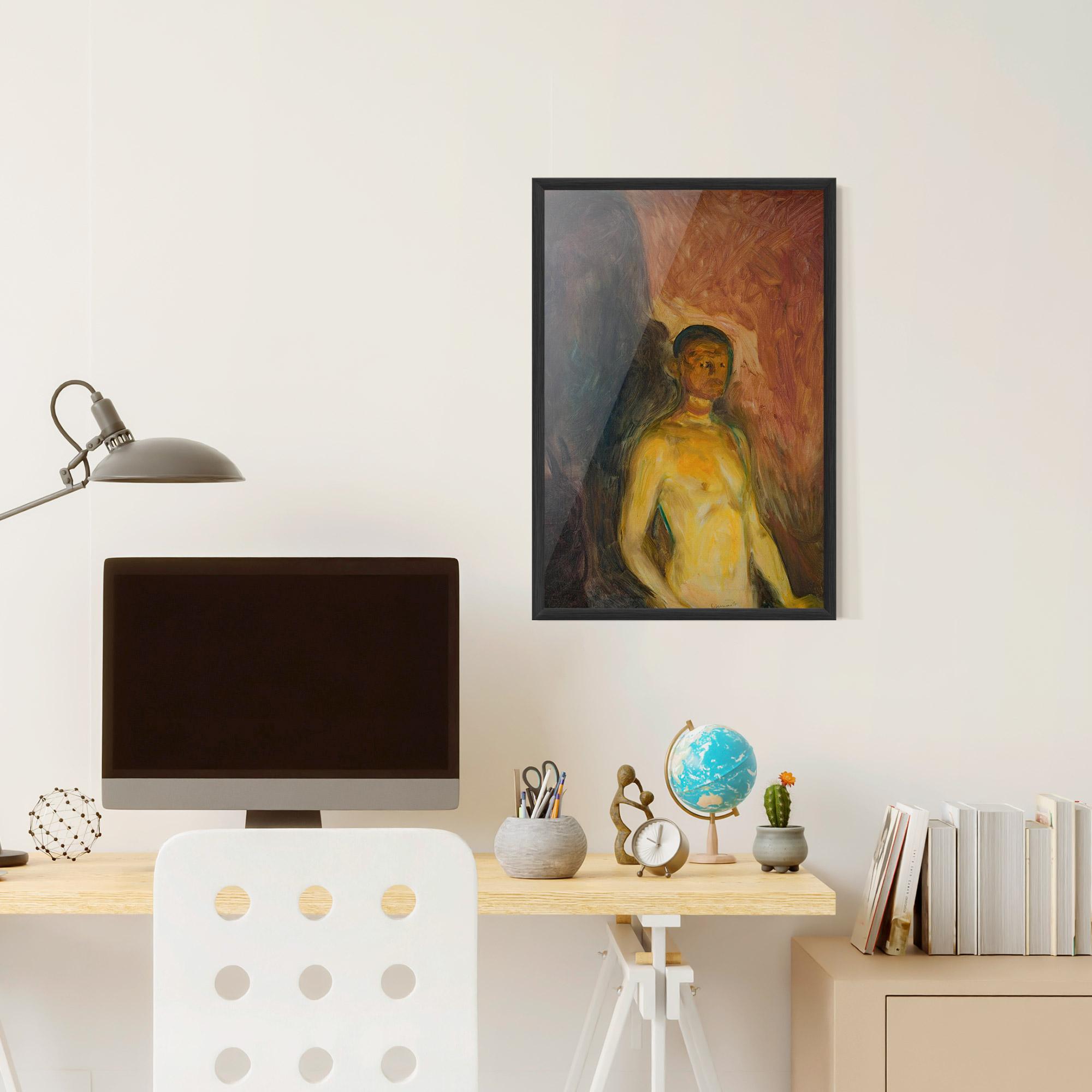 Gerahmte Poster Self Portrait Hell mockup 6