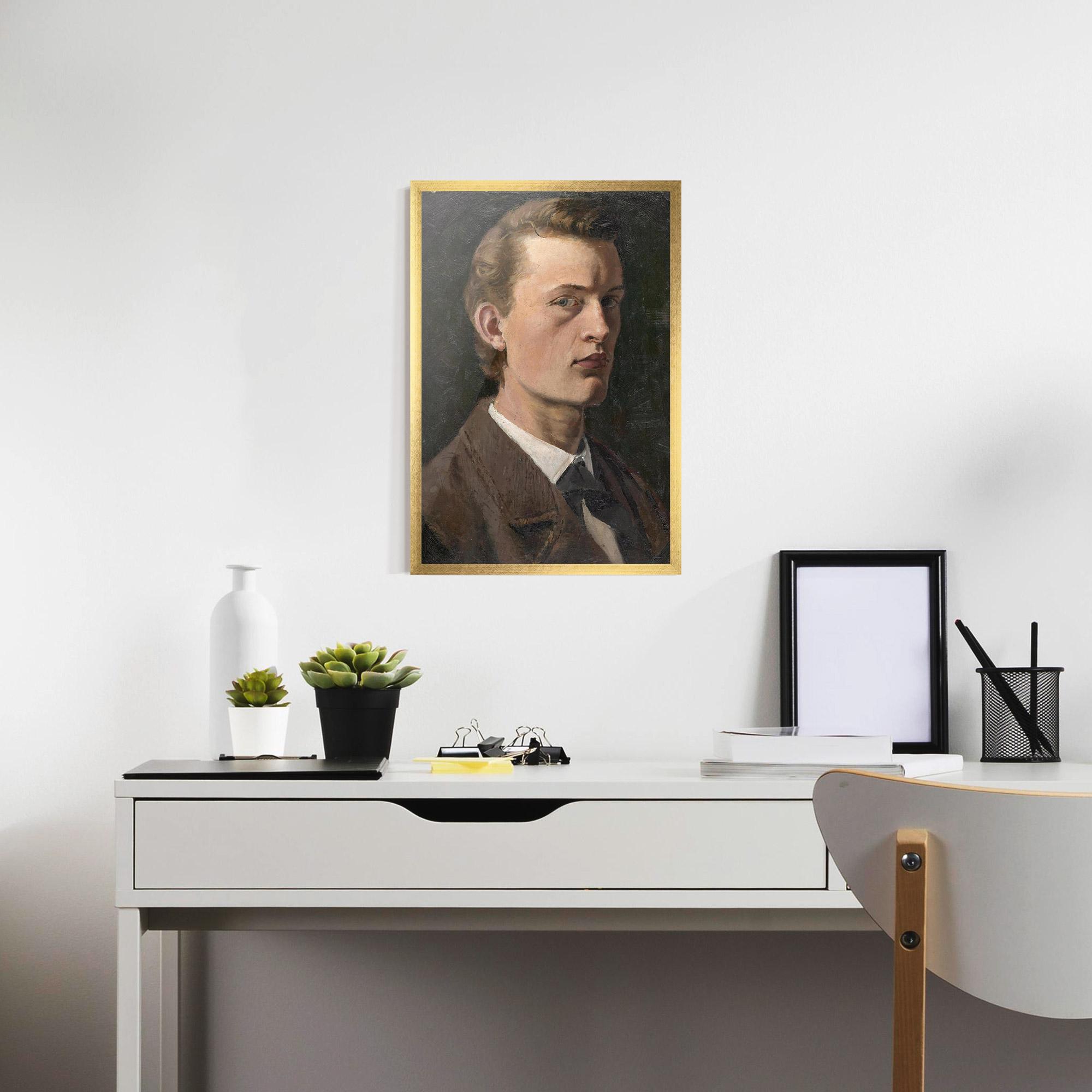 Gerahmte Poster Self Portrait mockup 7