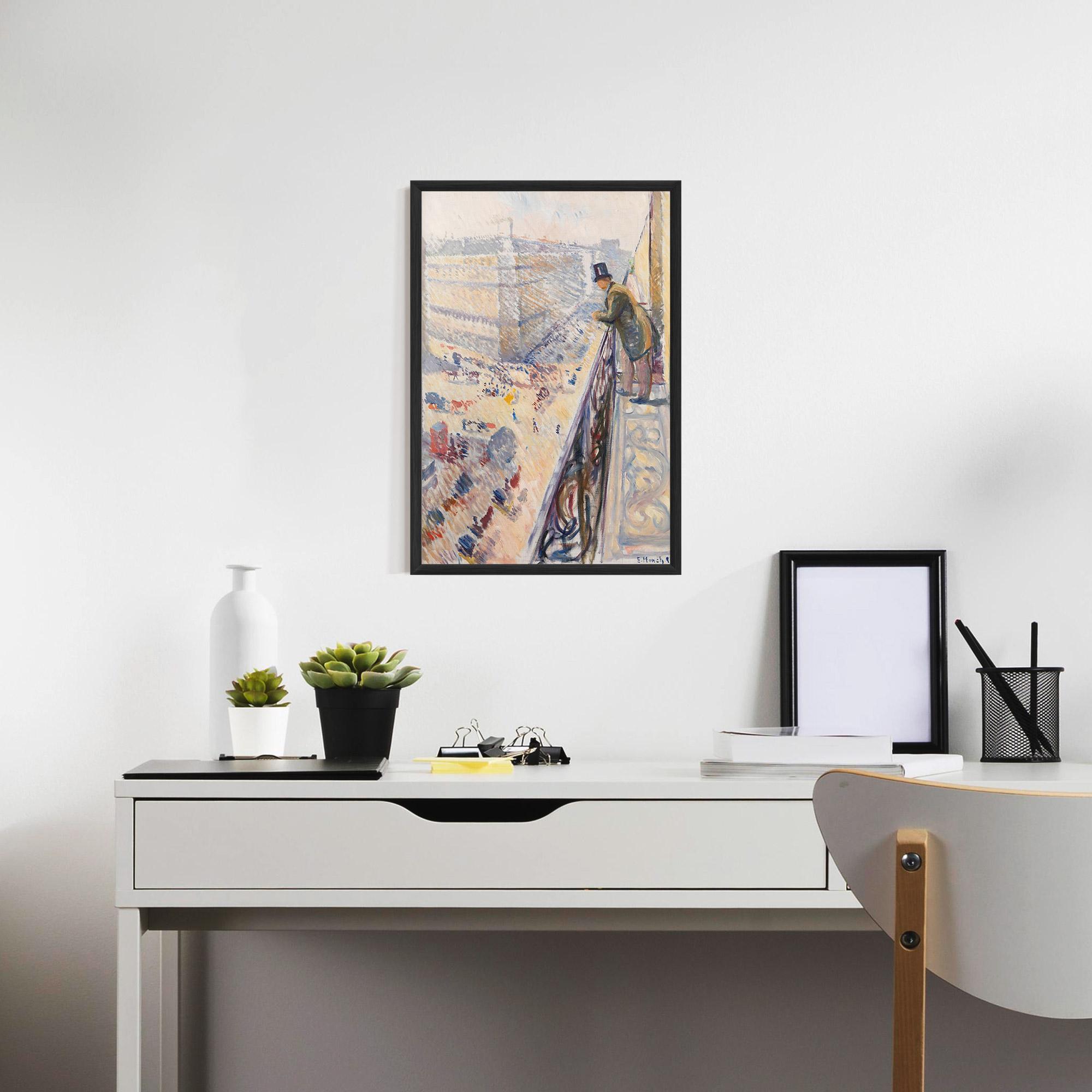 Gerahmte Poster Rue Lafayette mockup 7