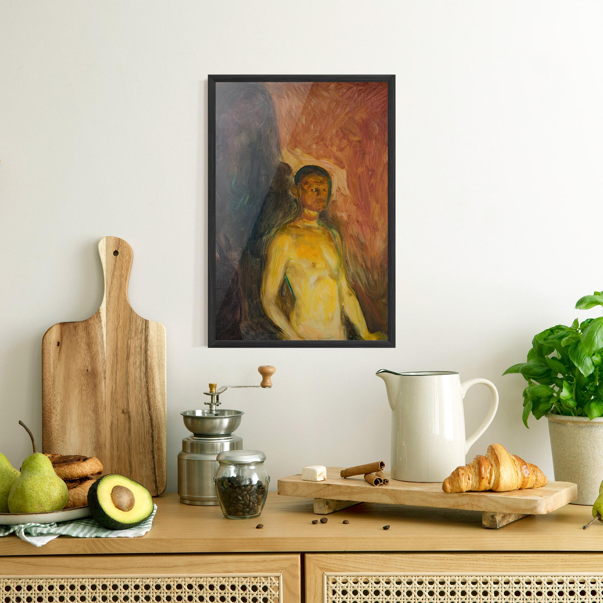 Gerahmte Poster Self Portrait Hell mockup 8