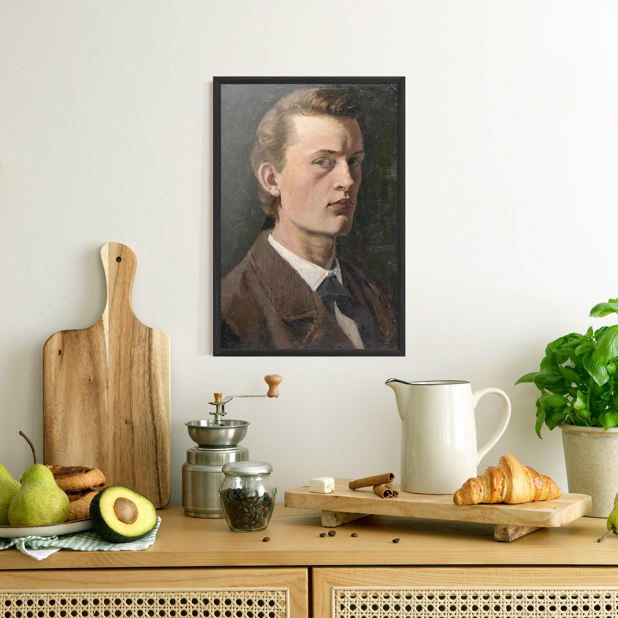 Gerahmte Poster Self Portrait mockup 8