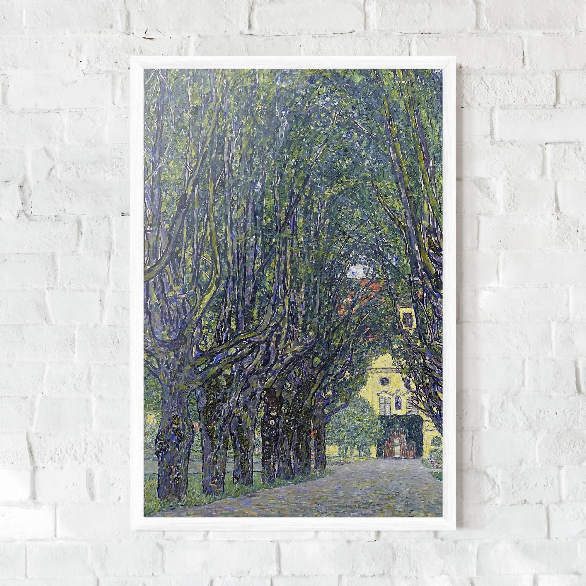 Gerahmte Poster Allee At Schloss Kammer mockup 0