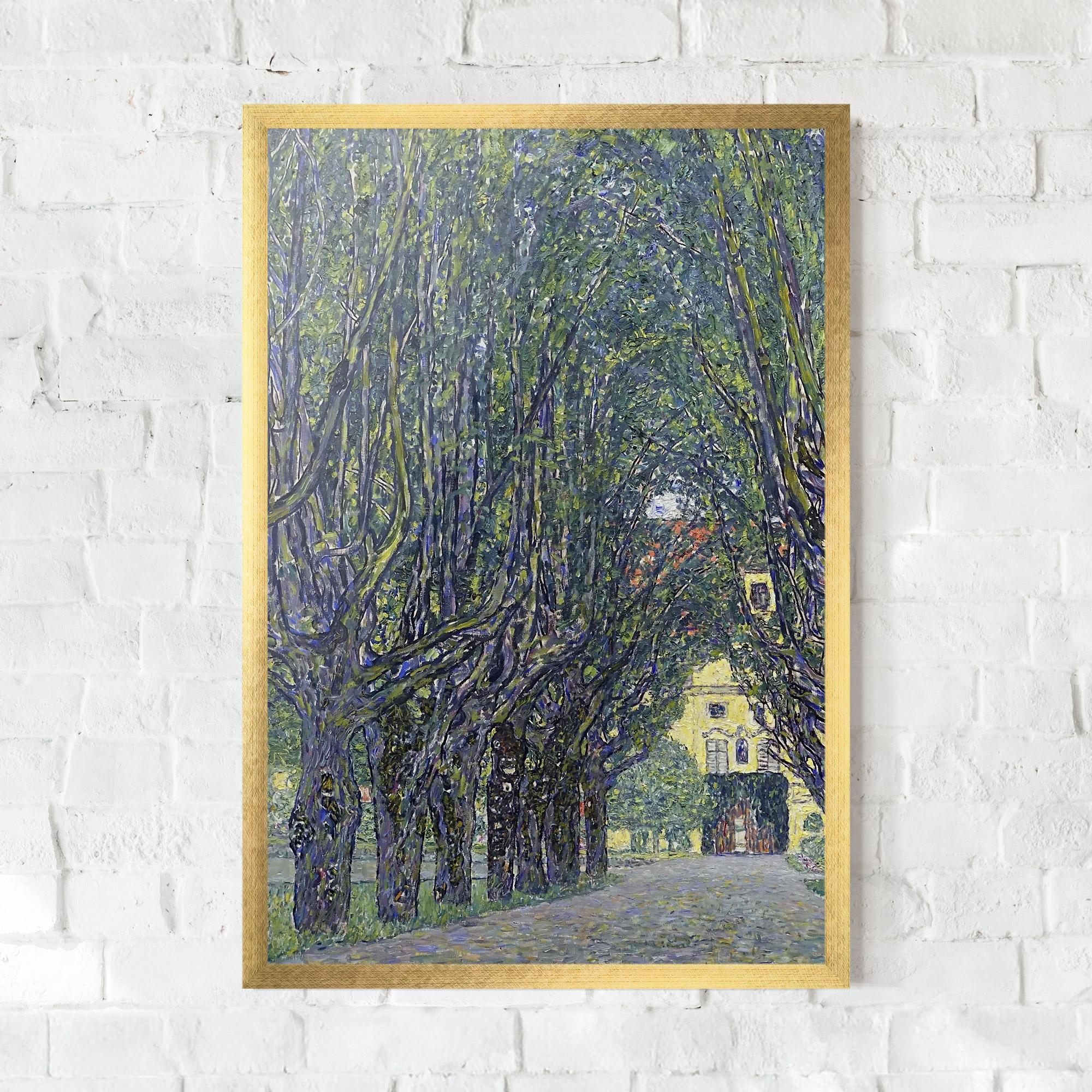 Gerahmte Poster Allee At Schloss Kammer mockup 0